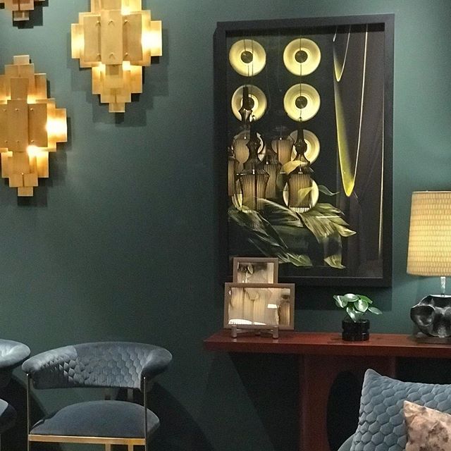 Loving this Hamilton Conte green #kimpartridgeinteriors