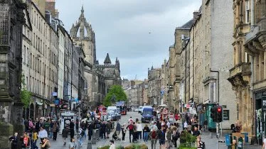 The Royal Mile, Edinburgh, Scotland