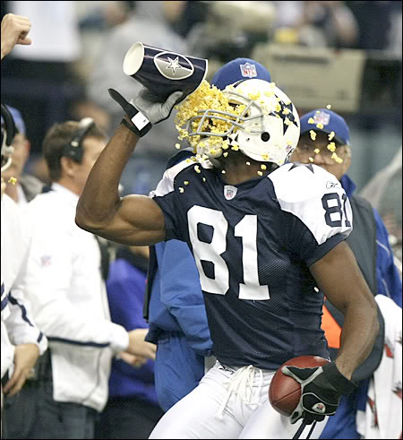 'Cause when you are Terrell Owens... This isn't even the strangest thing you've done today. 