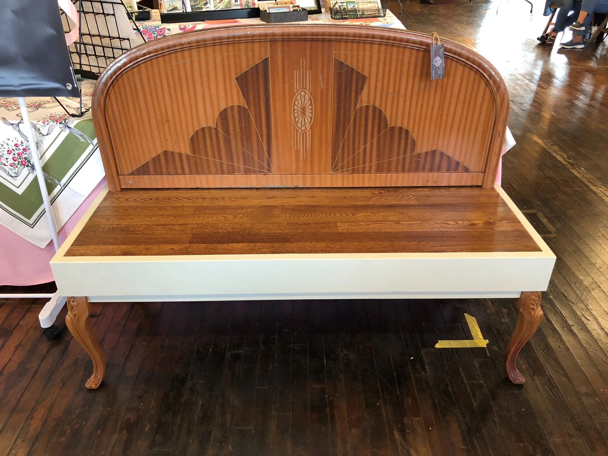 Metal Headboard Bench