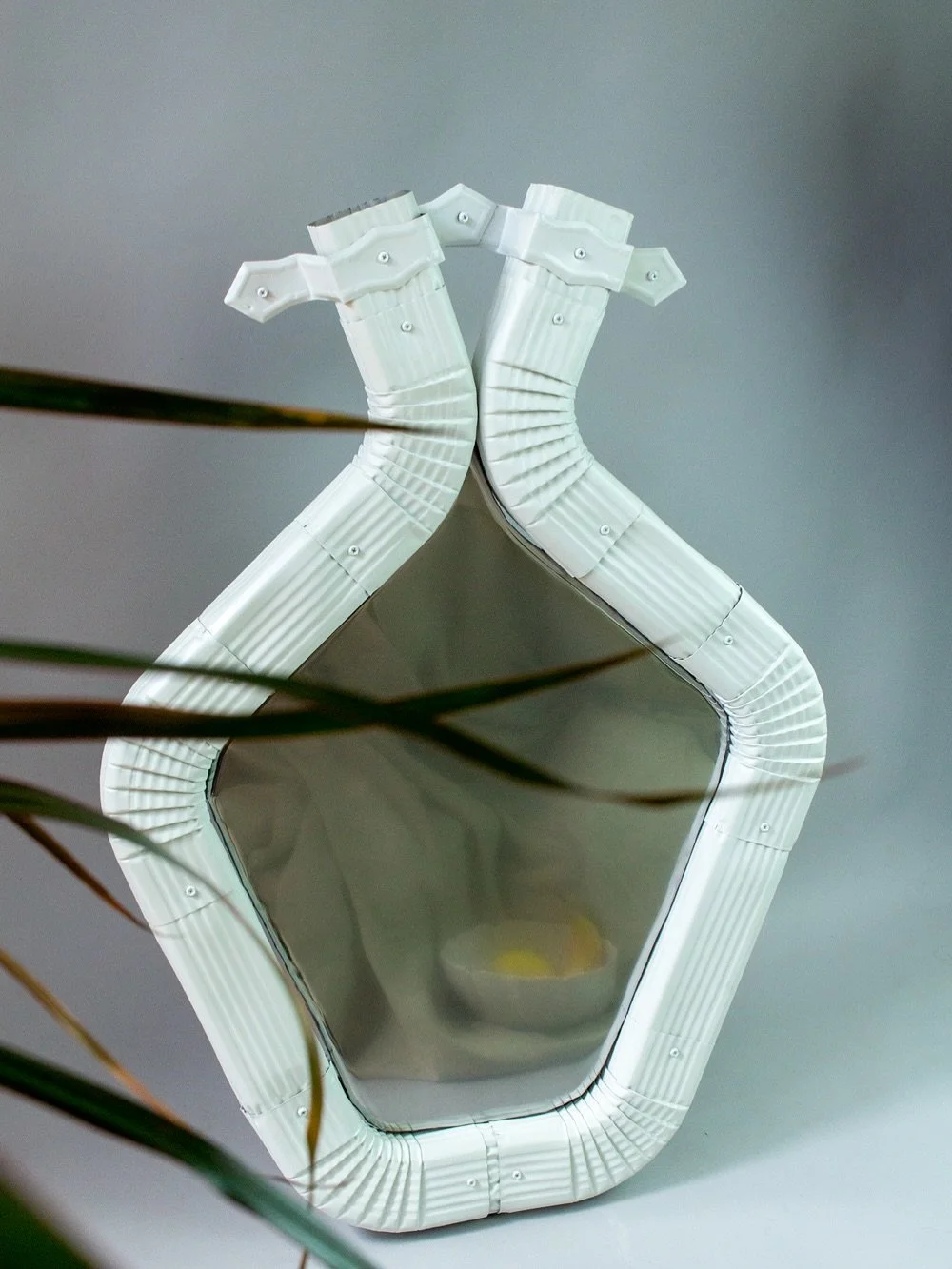 Go see 🔩Nuts + Bolts 🔩@available_items open now until mid October!

Here&rsquo;s my humble contribution:

Downspout for Narcissus
plywood, steel sheet, downspouts
36&rdquo;H x 25&rdquo;W

Inspired by the present day doric columns of rainwater manag