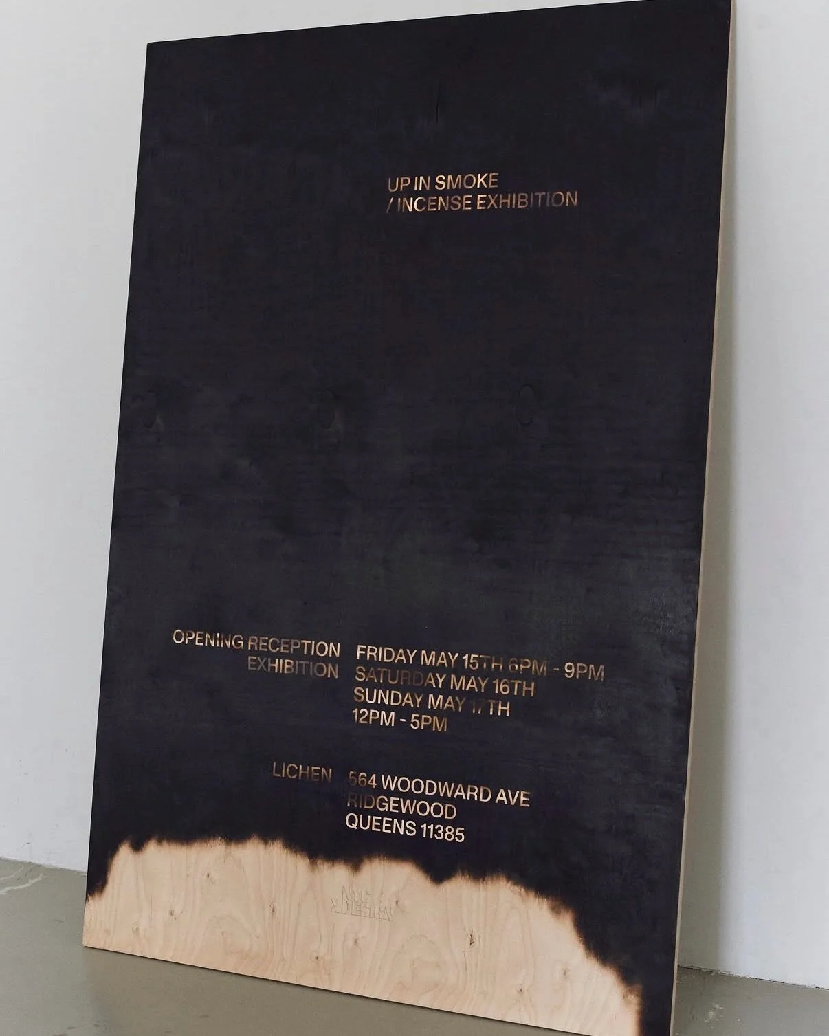 Excited to be showing the Monument Incense Holder in patina&rsquo;d bronze for UP IN SMOKE @lichennyc Come check it out this Friday at 6 in Ridgewood. See you there 🔥💨