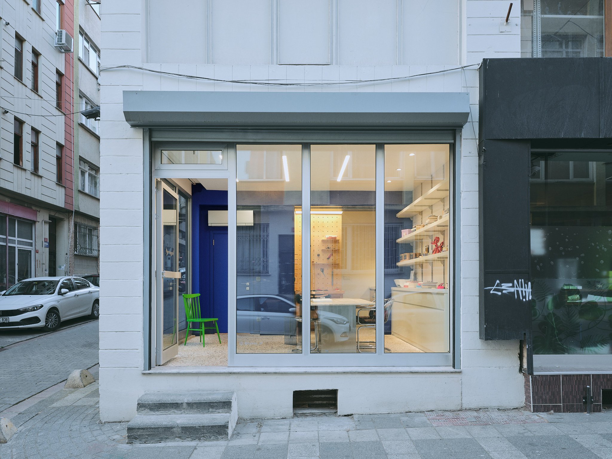 Project: By Way Of - Studio Client: Oya Tekbulut Type: Workspace Role: Creative Direction Collaboration with Abdik Architects Photo Credit: Egemen Karakaya All photos courtesy of Abdik Architects