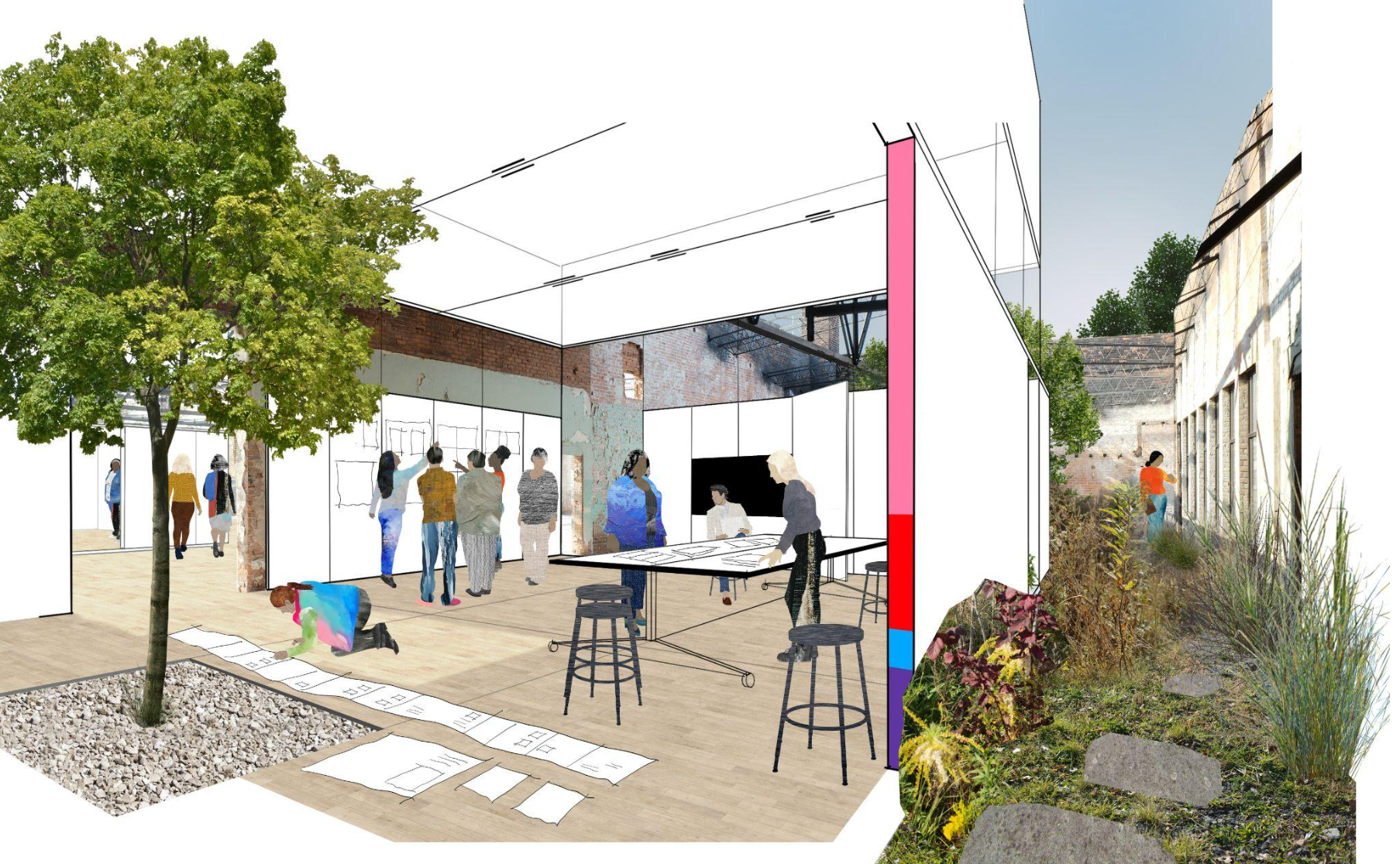 Project: Civilla Detroit Client: Civilla Type: Workspace Visioning Role: Project & Creative Lead @ Rapt Studio
