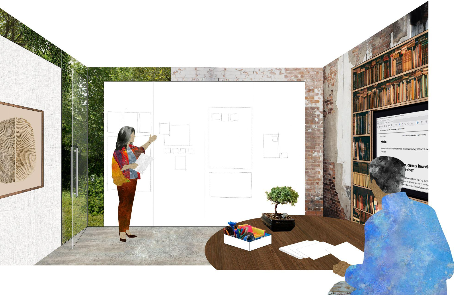 Project: Civilla Detroit Client: Civilla Type: Workspace Visioning Role: Project & Creative Lead @ Rapt Studio
