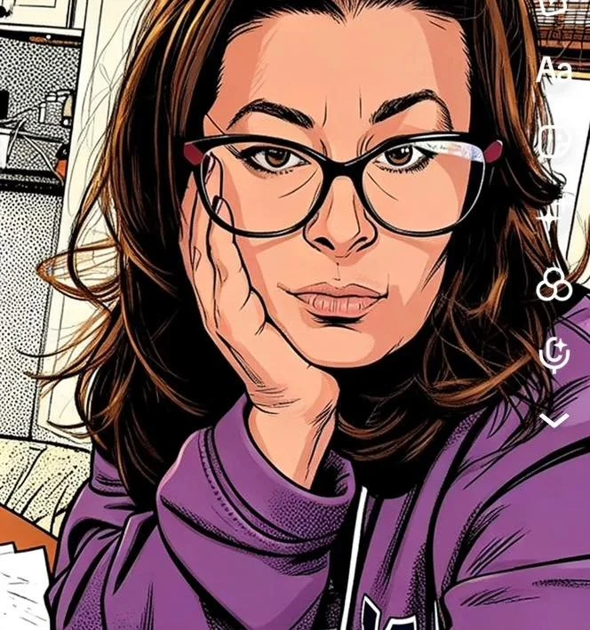 When your original post fails (and you promised yourself a non-sense post of the day), you post a comic&rsquo;ed up selfie.

#dahlhousedesign #dahlshouse