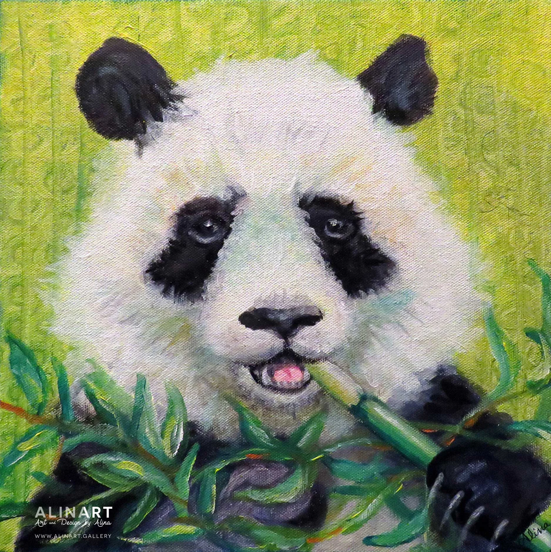 Bamboo Buffet , 2015, Acrylic on canvas