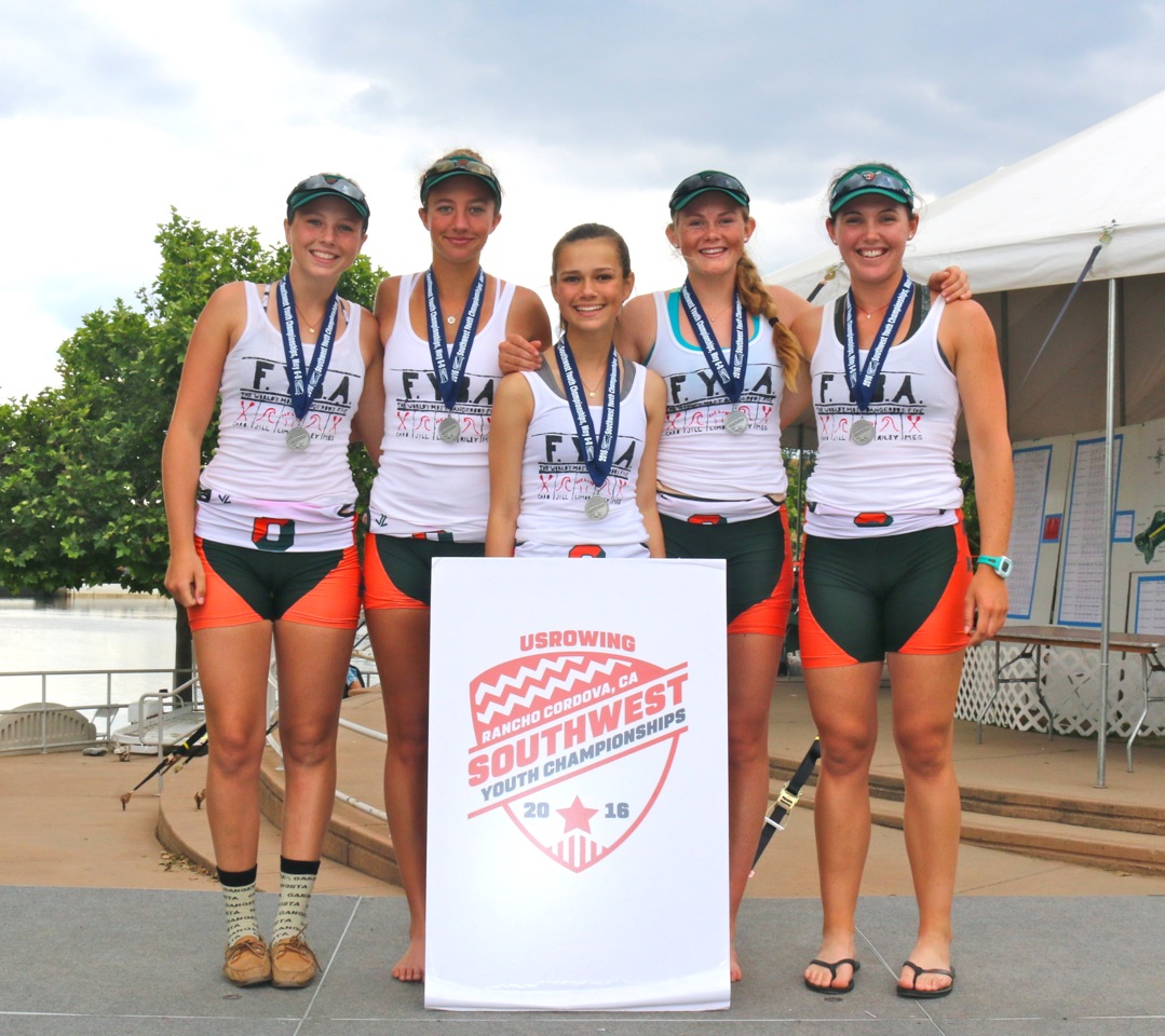Women’s Varsity 4+ earning a trip to the Youth National Championships