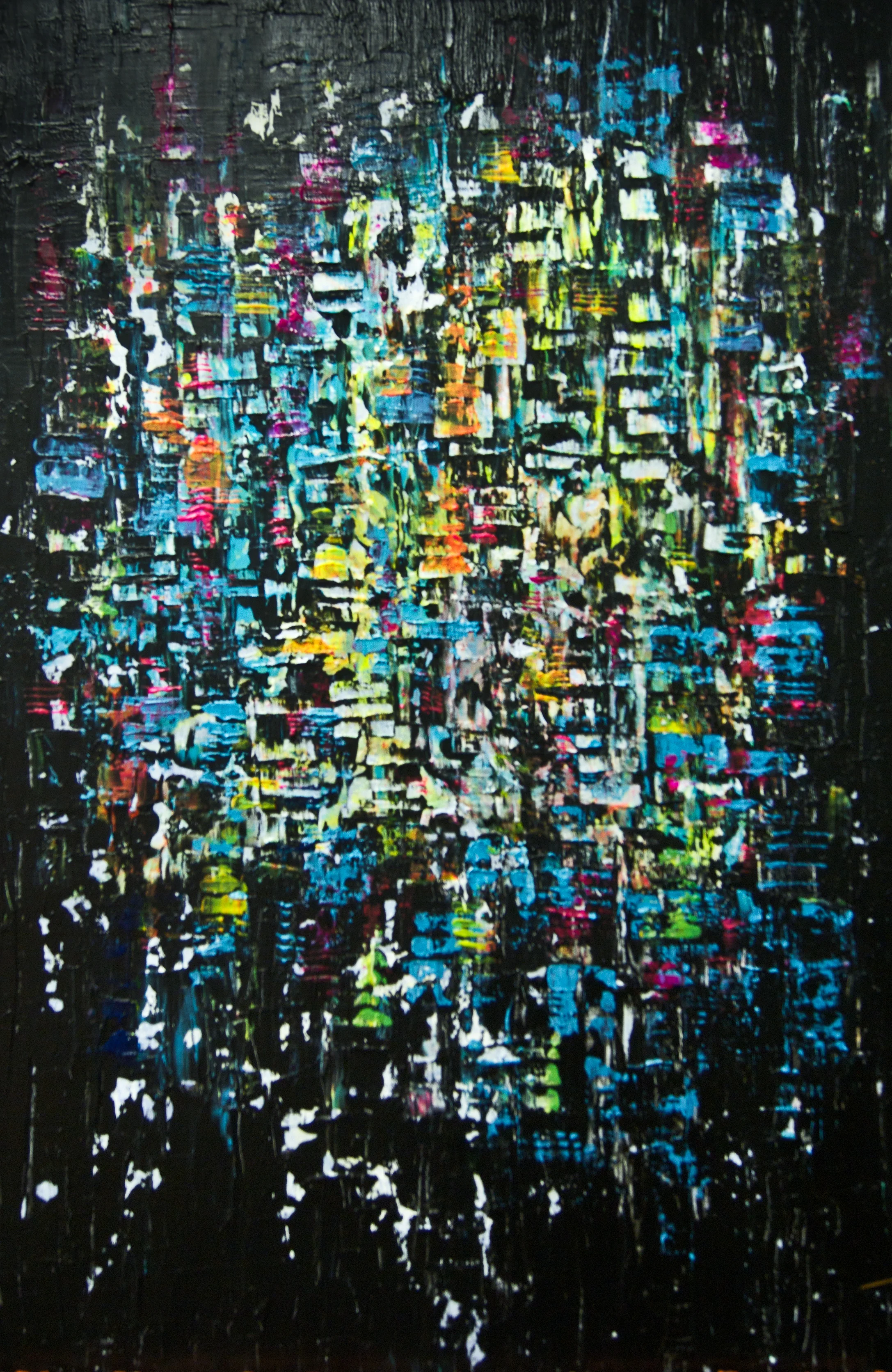 Resisting Crayons, Opting For Wine // 24x36 / SOLD