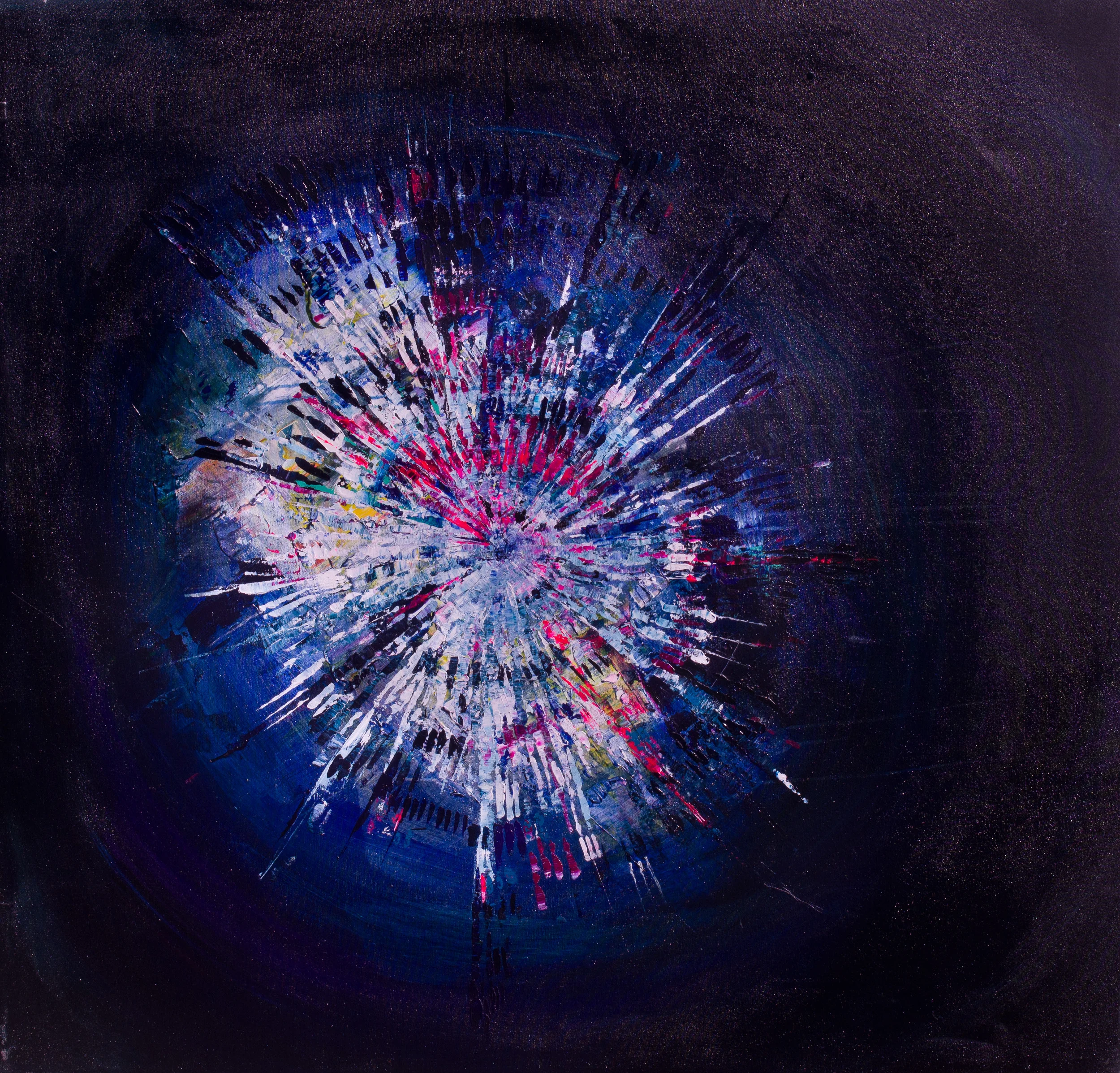 A Star in His Moustache (For Jens) // 53x55