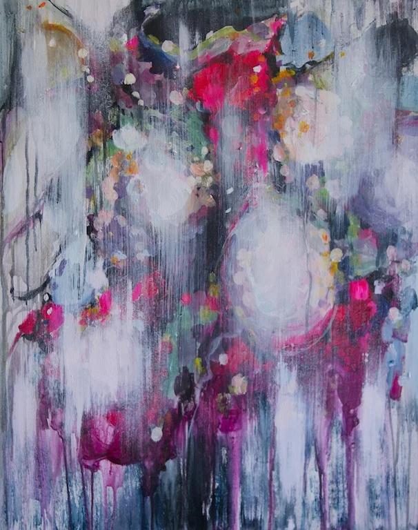 Hanging Amaranthus // 24x30 