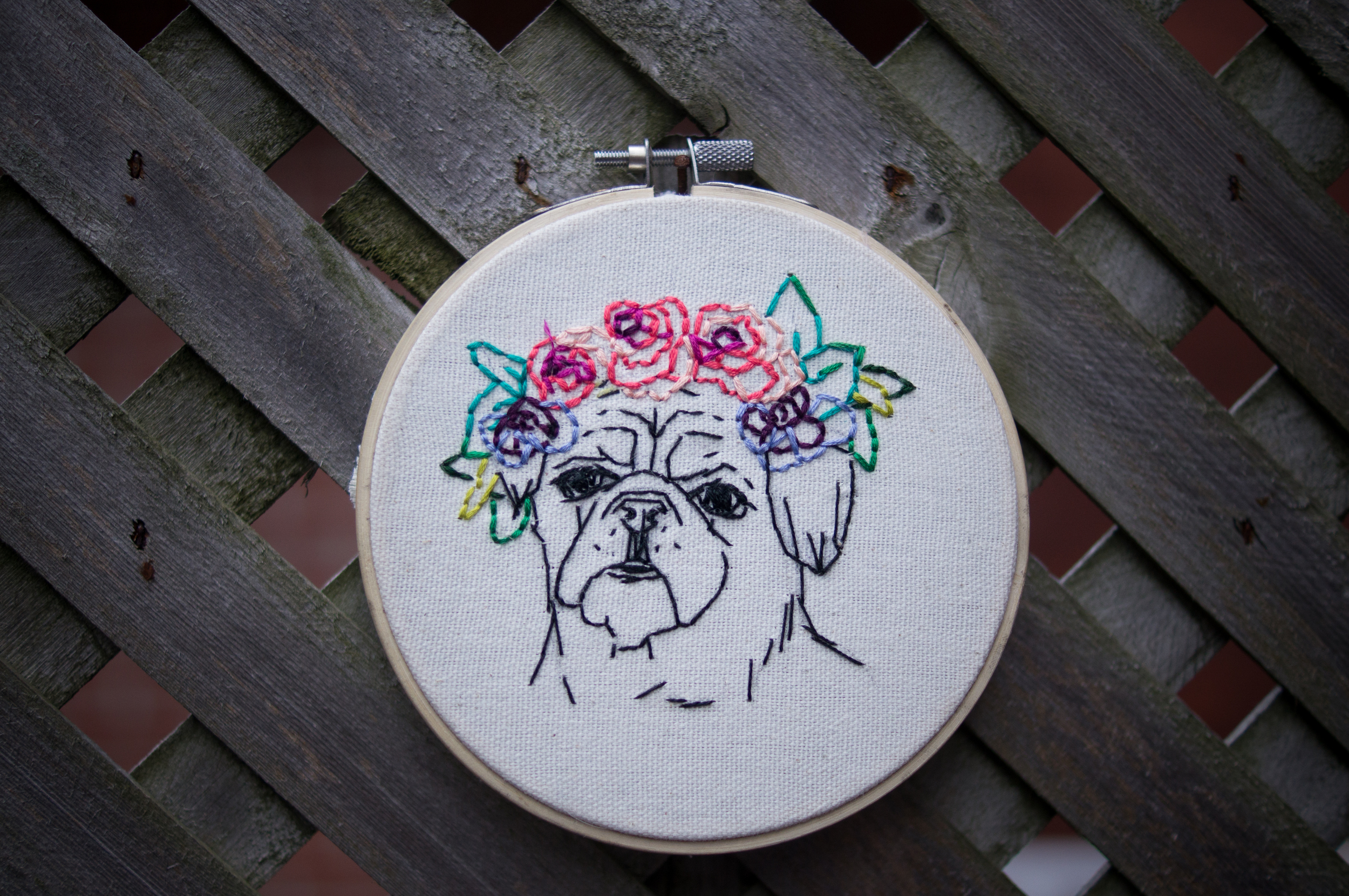 Gertie in Floral Crown