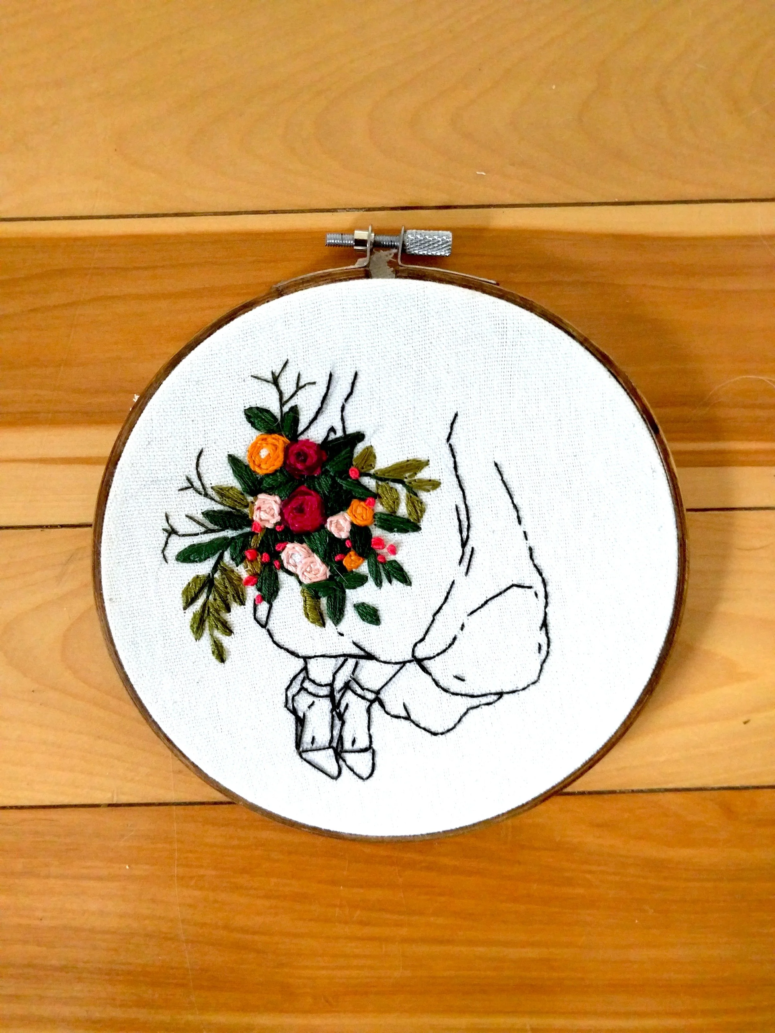 Bouquet with Dress & Shoes