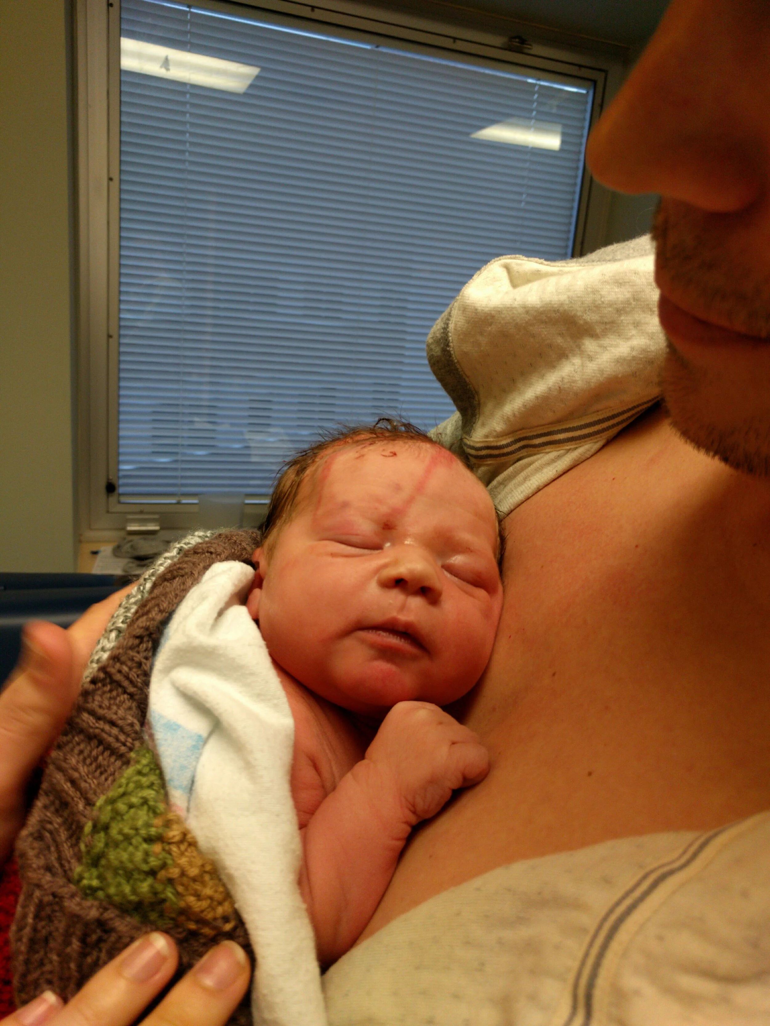 Twenty minutes born.