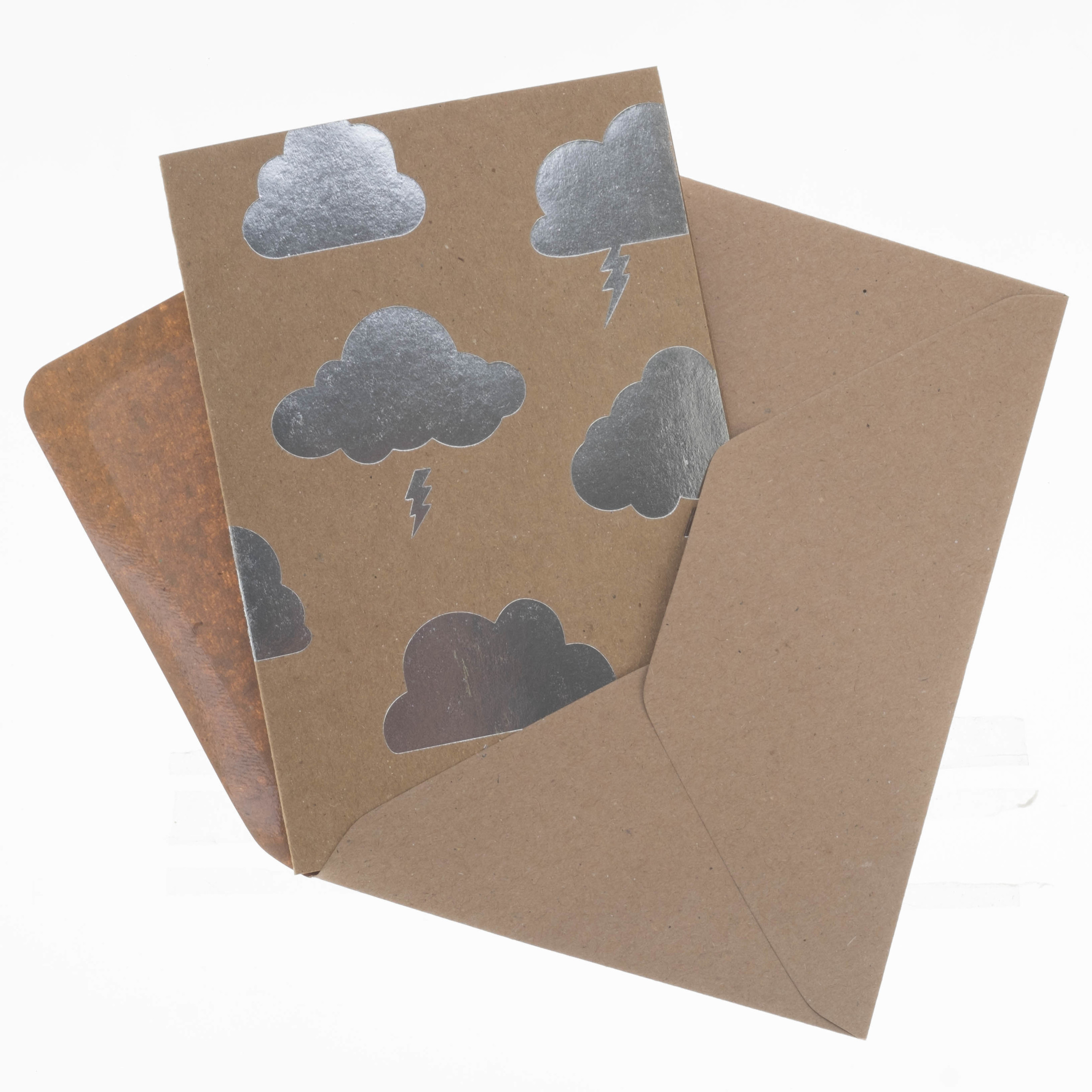 Silver Foil Weather Greetings Card