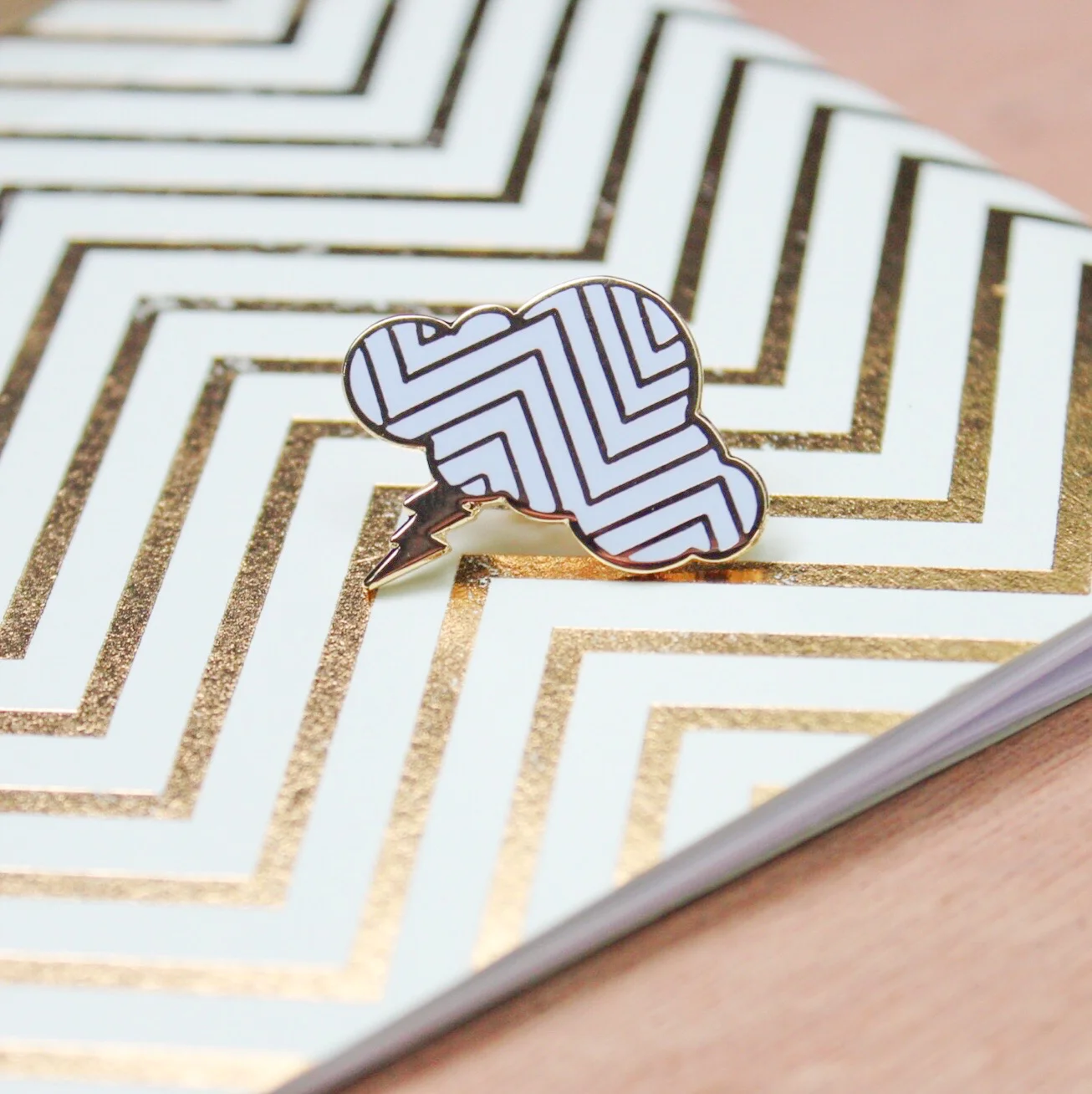 luxury hard enamel gold & rose gold pins, geometric pins, raindrop, umbrella, cute gift