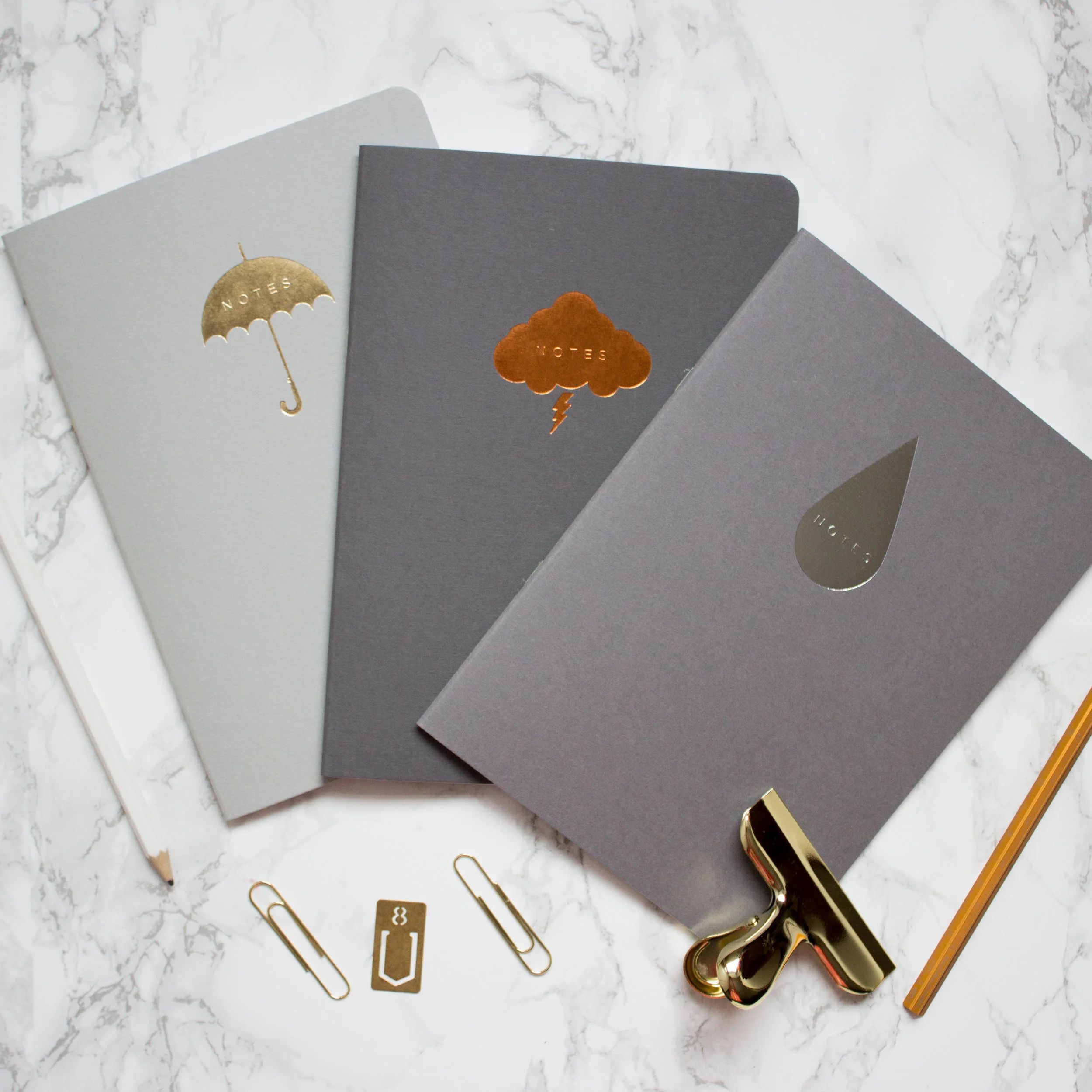 Gold Foil A5 Diary