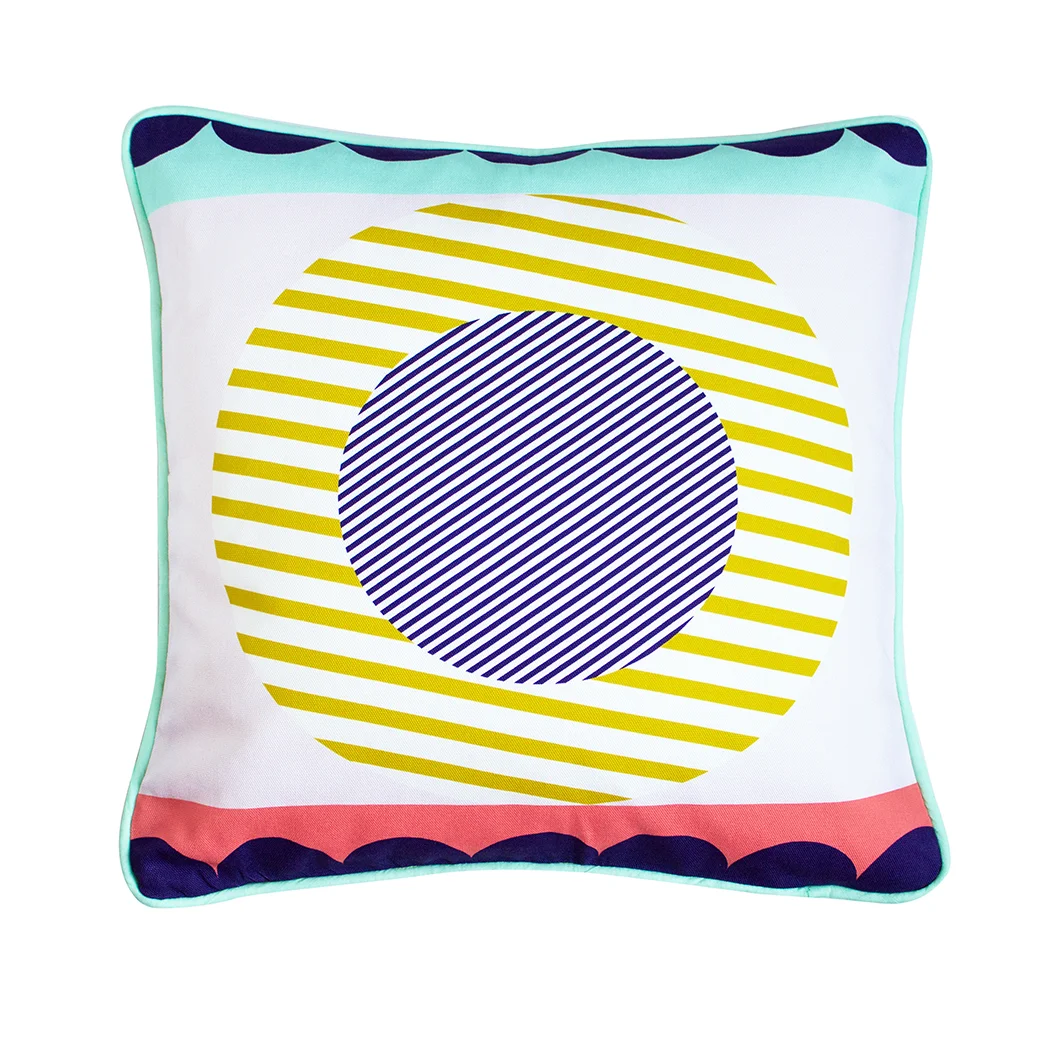 Geometric Bright Cushion