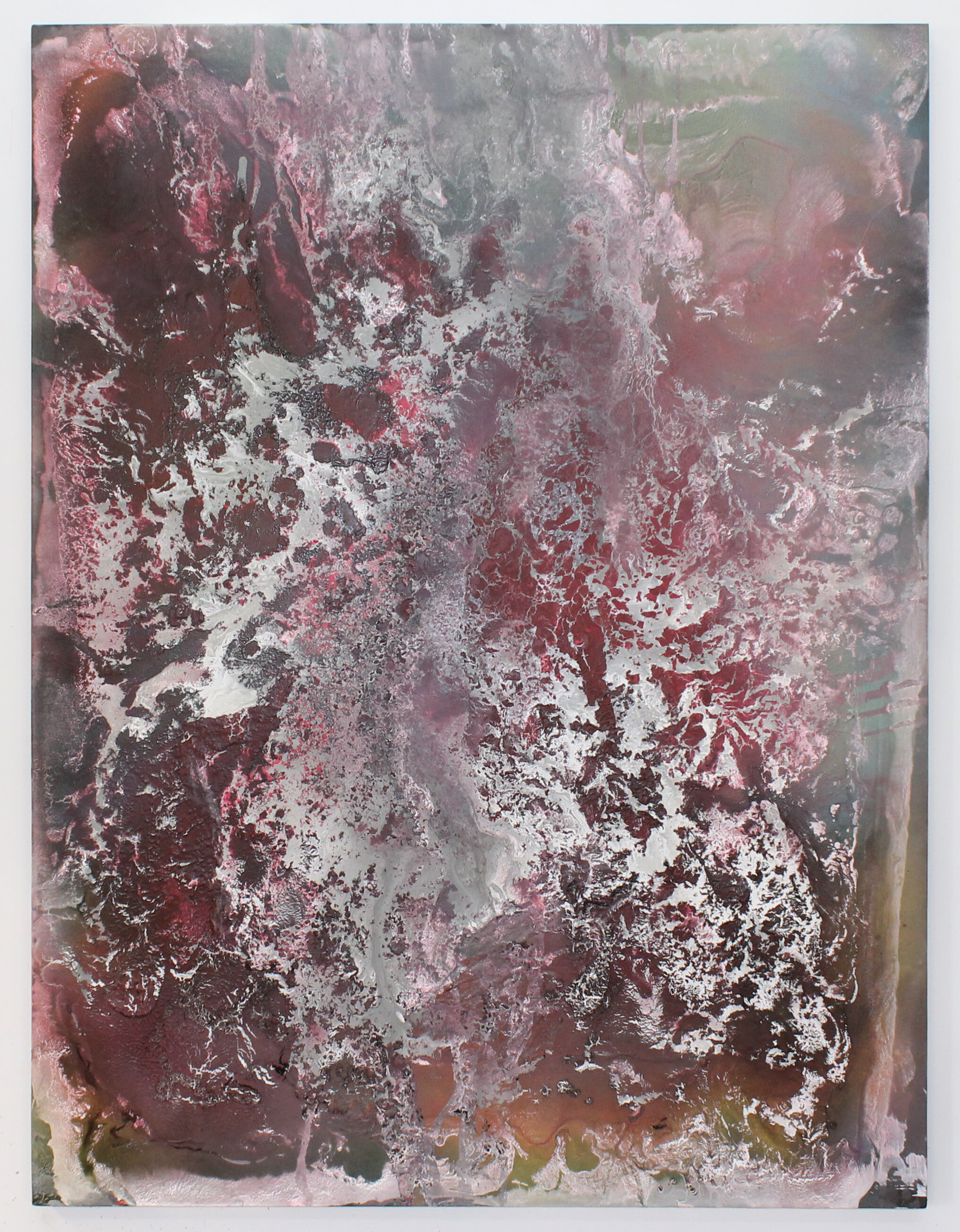 Field Study , 2015 acrylic and enamel on canvas 72” x 54”