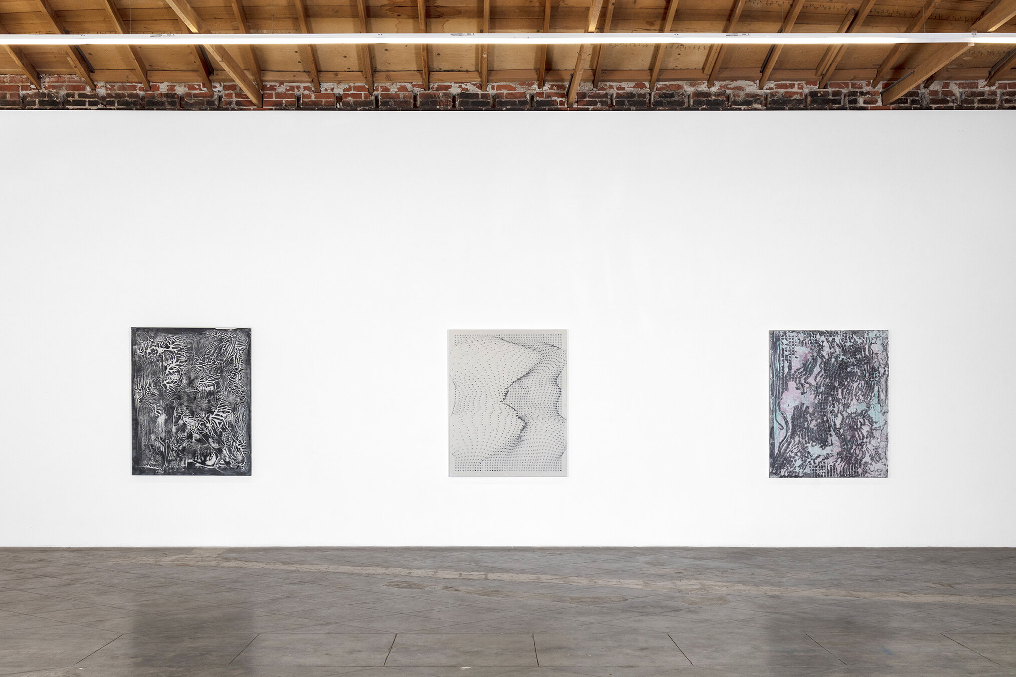  Installation views,  Test Patterns , there-there, Los Angeles, 2019, photo: Blake Jacobsen 