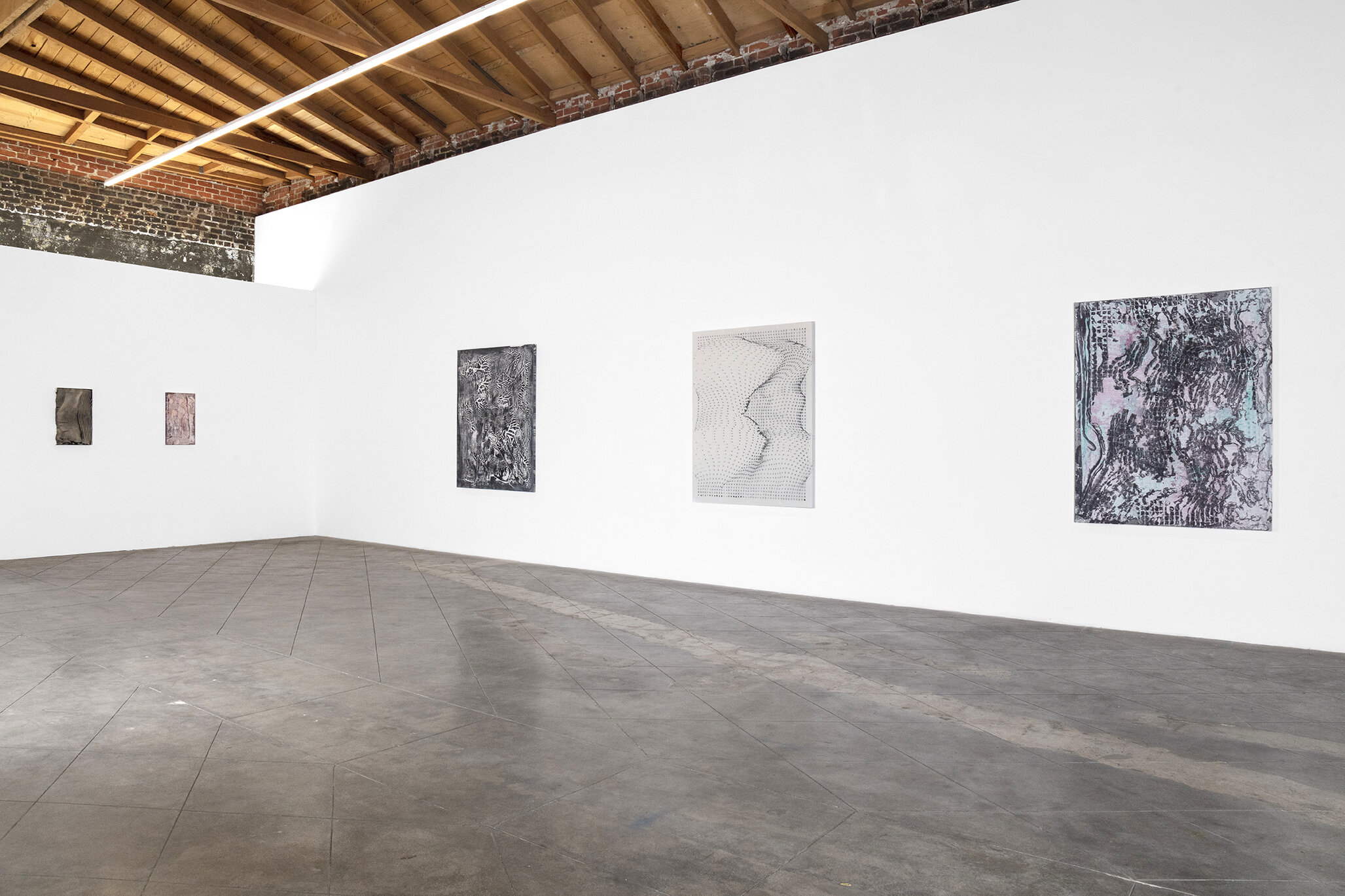  Installation views,  Test Patterns , there-there, Los Angeles, 2019, photo: Blake Jacobsen 