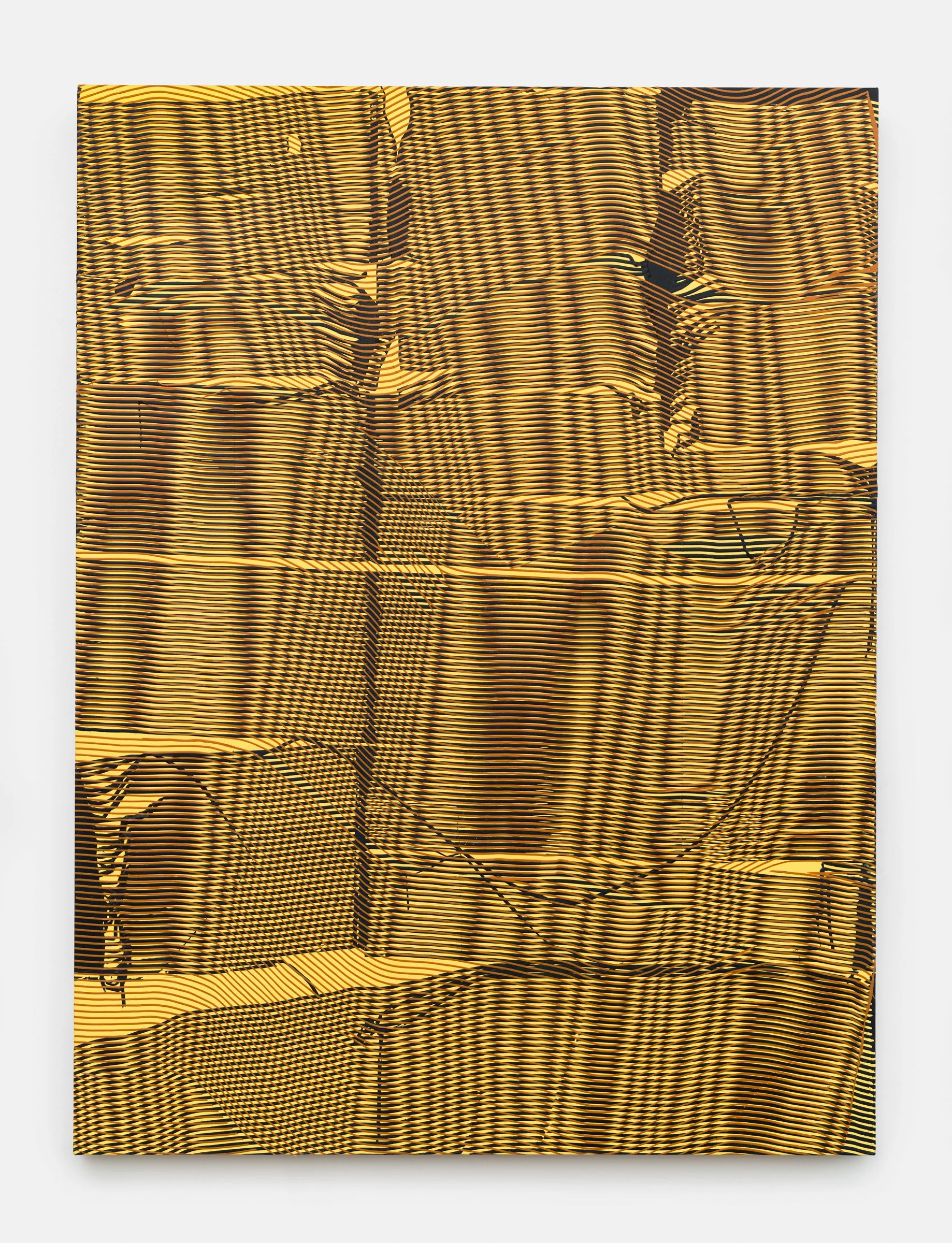 Double Decomposition 1,  2024 acrylic on canvas, 72” x 54”