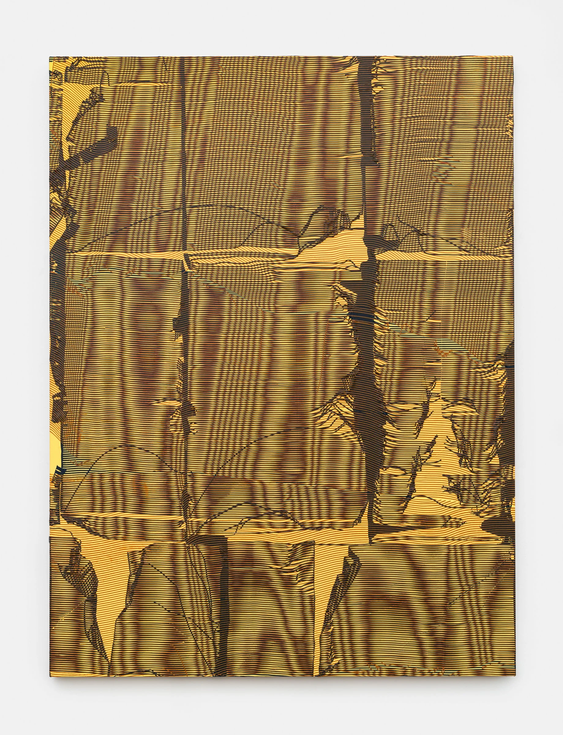 Double Decomposition 2 , 2024, acrylic on canvas, 72 x 54”