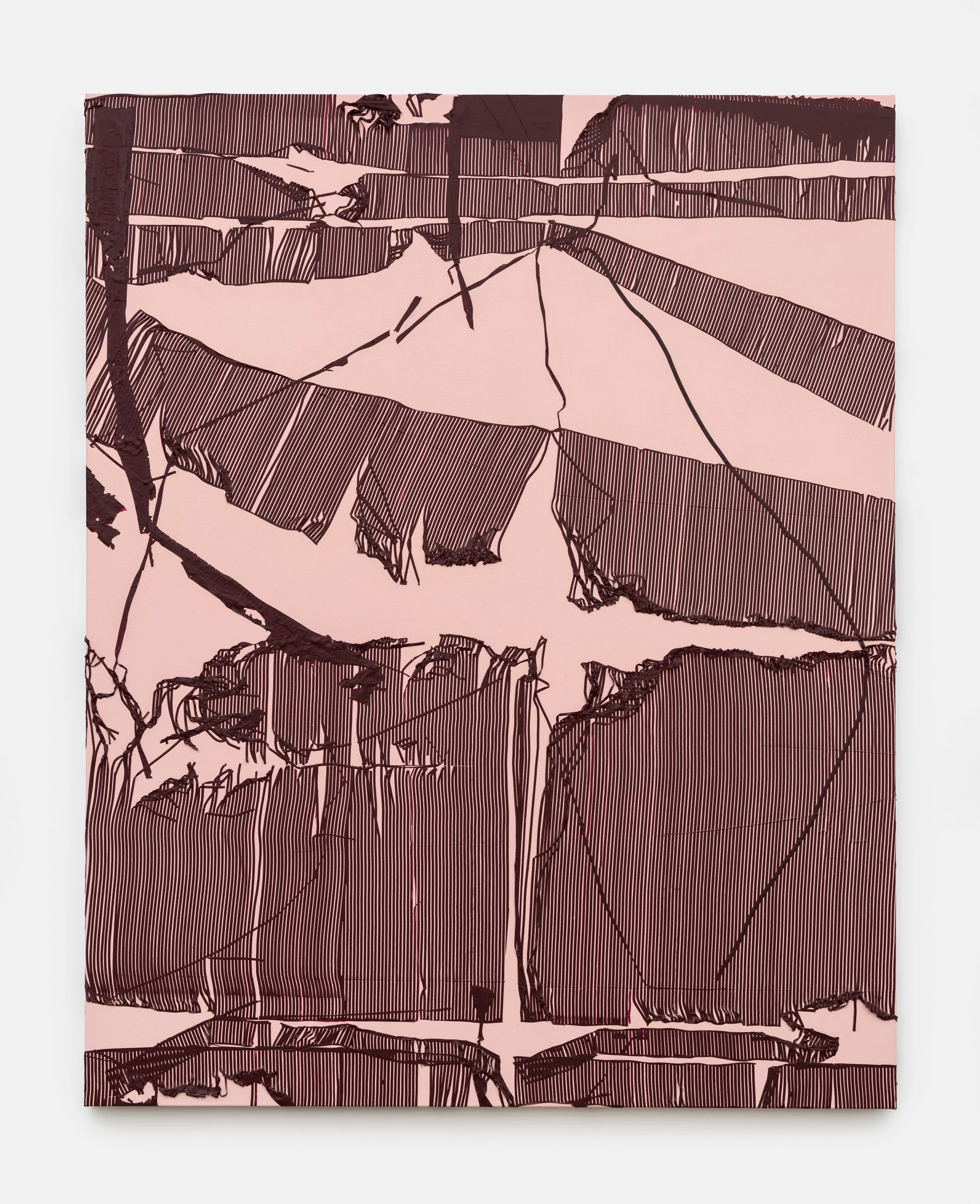 Untitled , 2025, acrylic on canvas, 60” × 48”