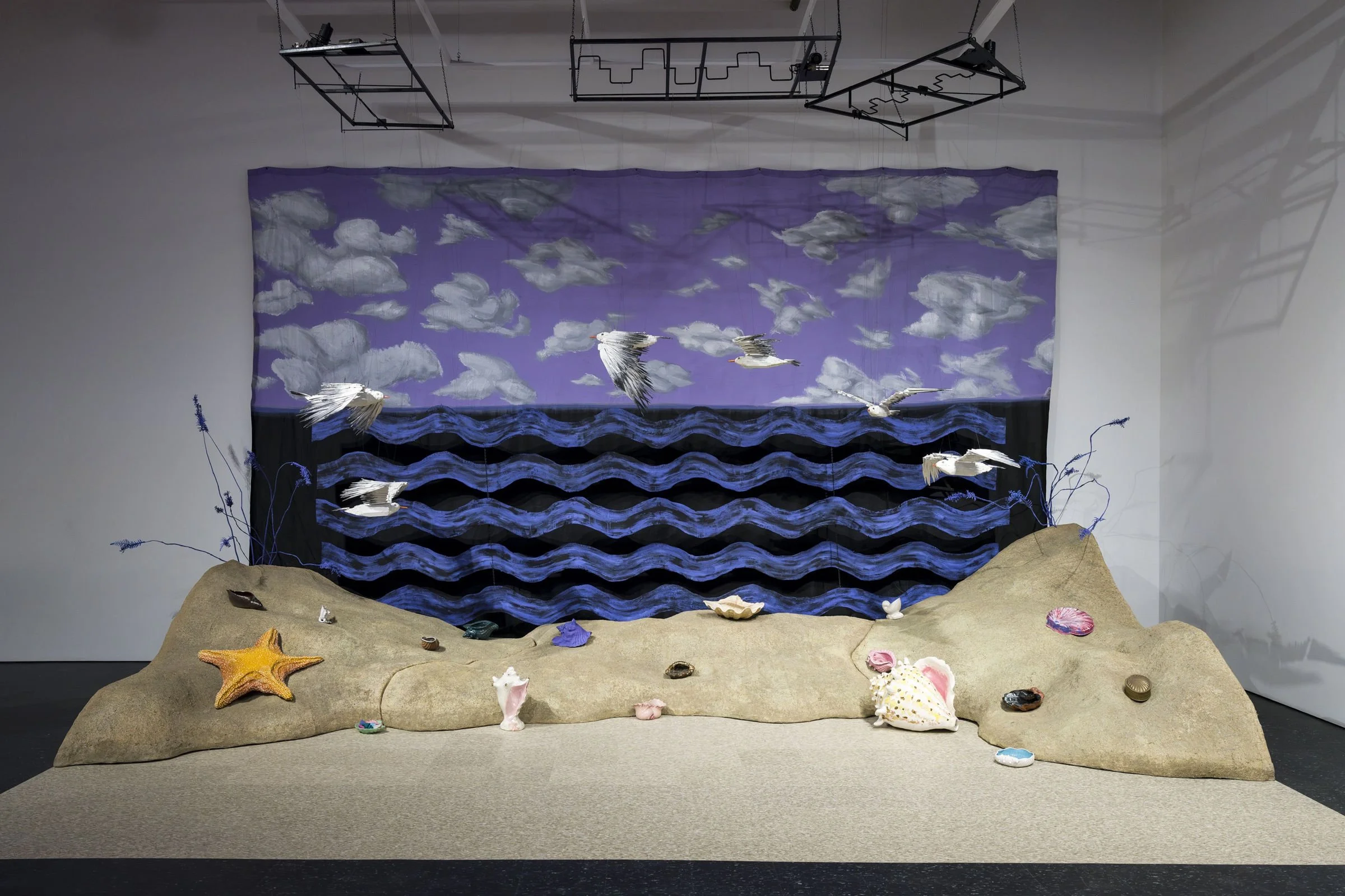 She Shells - Multimedia Art Exhibit by Trulee Hall @ Francois Ghebaly Gallery Los Angeles (2024) mixer 