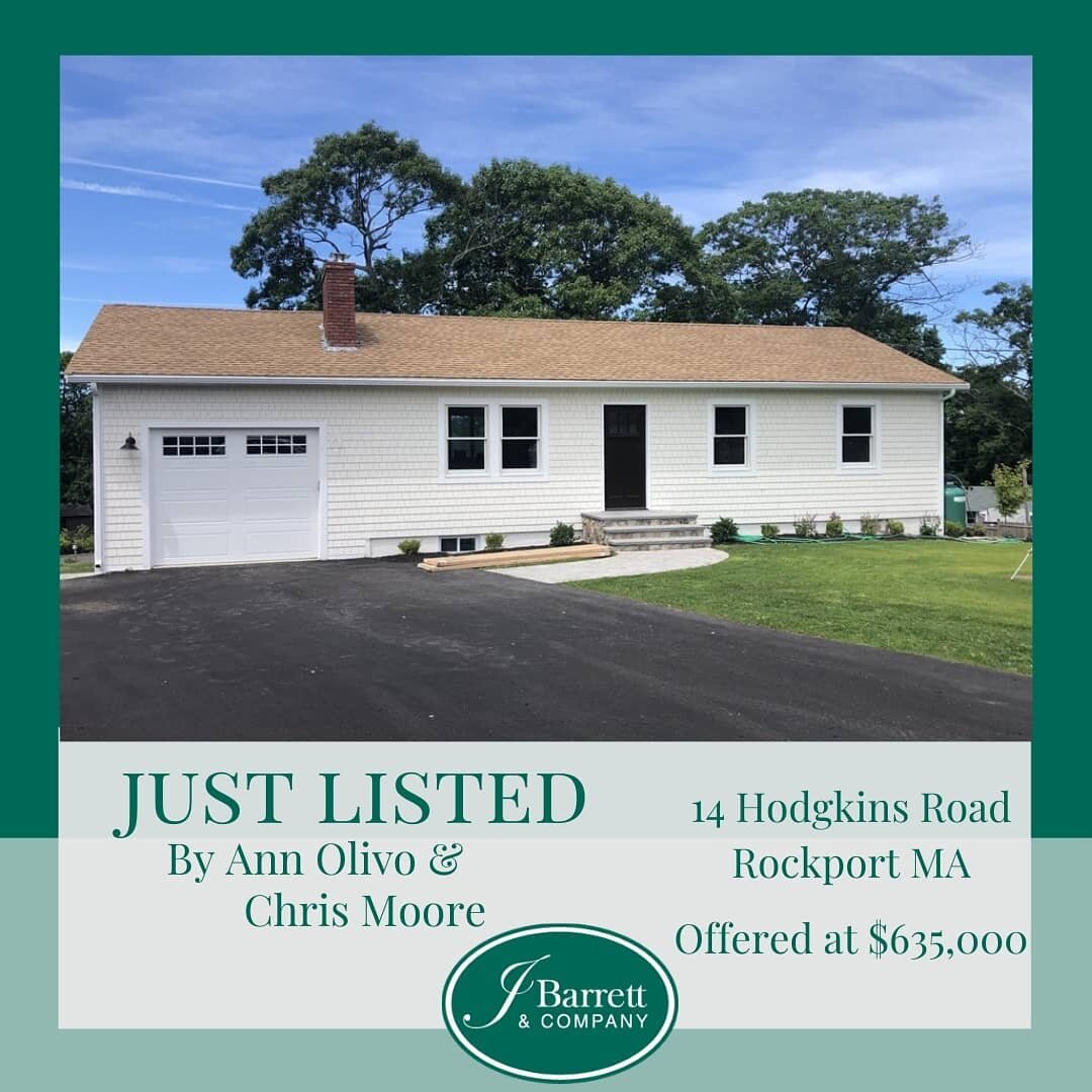 JUST LISTED: 14 Hodgkins Rd. in Rockport! Come see this completely renovated property and spend your summer by the sea in #rockportma.