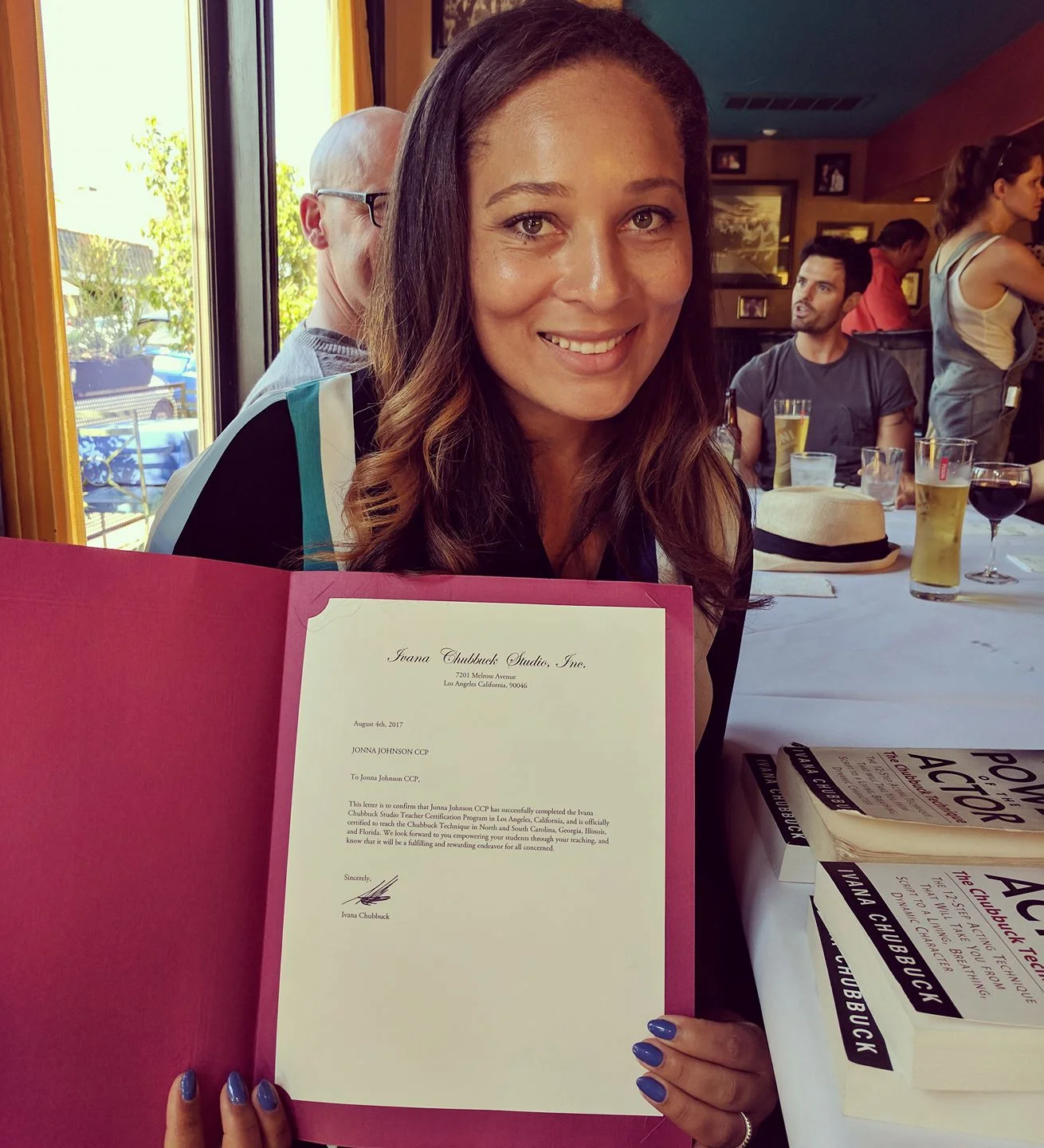 Coach Jonna obtains Certification from Ivana Chubbuck
