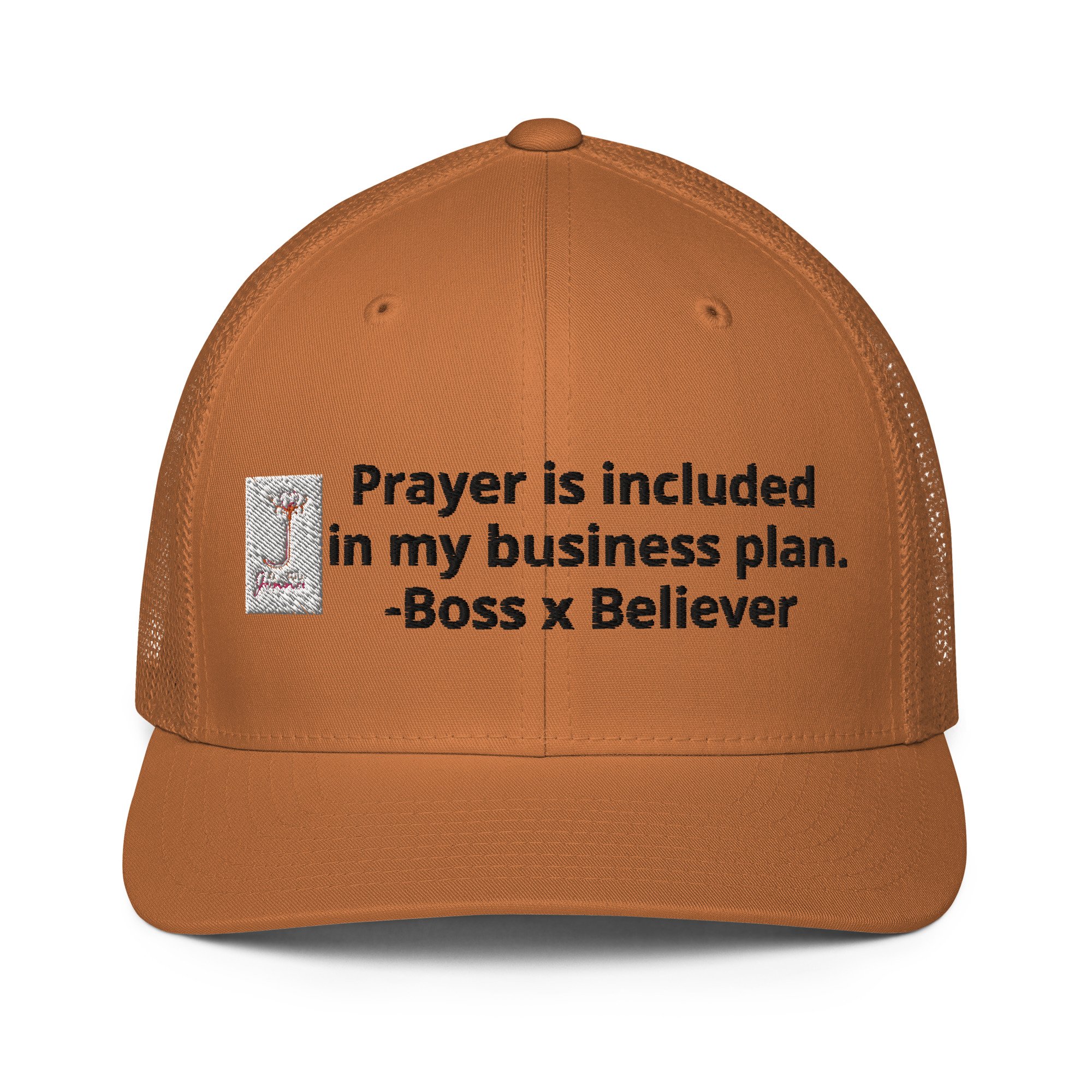 Closed-back trucker cap