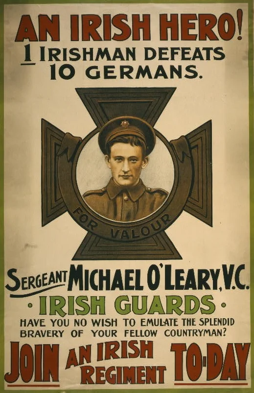 Michael O'Leary was one of hundreds of thousands who fought in WWI.