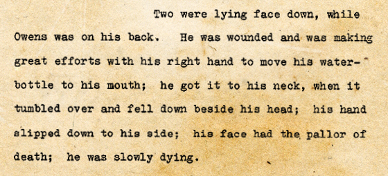 Lieutenant Egan's harrowing statement on Owens' death