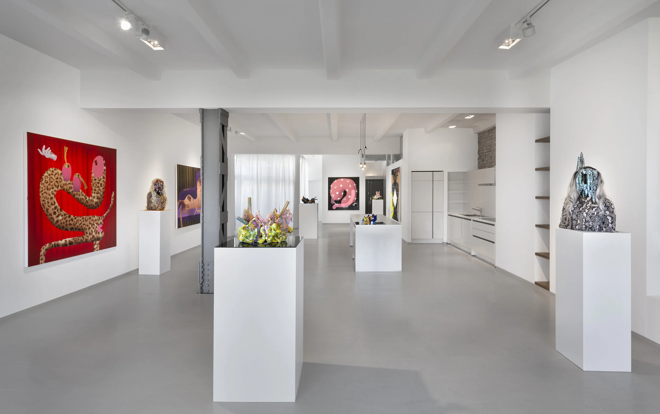 Karma - installation view, two person show with Oli Epp. Duve Berlin, Berlin, Germany. September 12 - October 25, 2019.