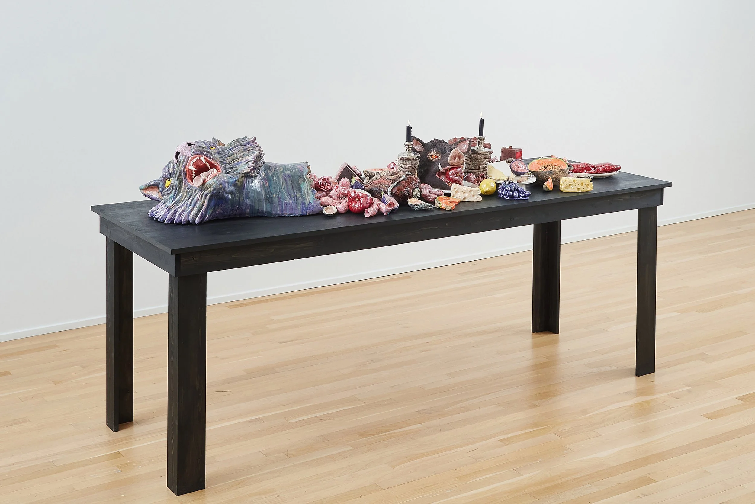   Wicked Feast  in  Candle Holders for the Underworld  - solo exhibition at Andrew Rafacz Gallery, Chicago, IL. July 21 - September 2, 2023  