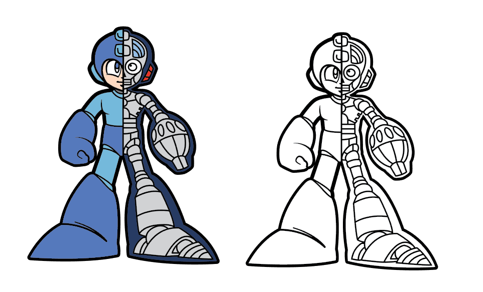 Mega Man PAX Pinny Pin