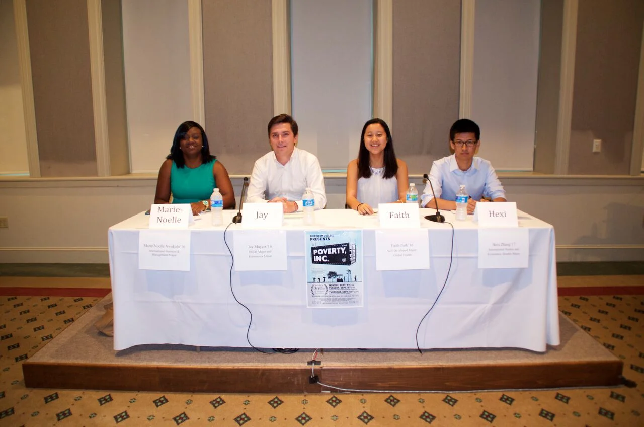 Dickinson College Panel for Poverty, Inc.