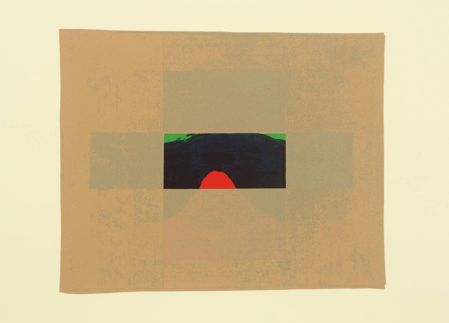   Howard Hodgkin, b. 1932,&nbsp; Indian View E ,&nbsp;screenprint&nbsp;on paper, 1971  