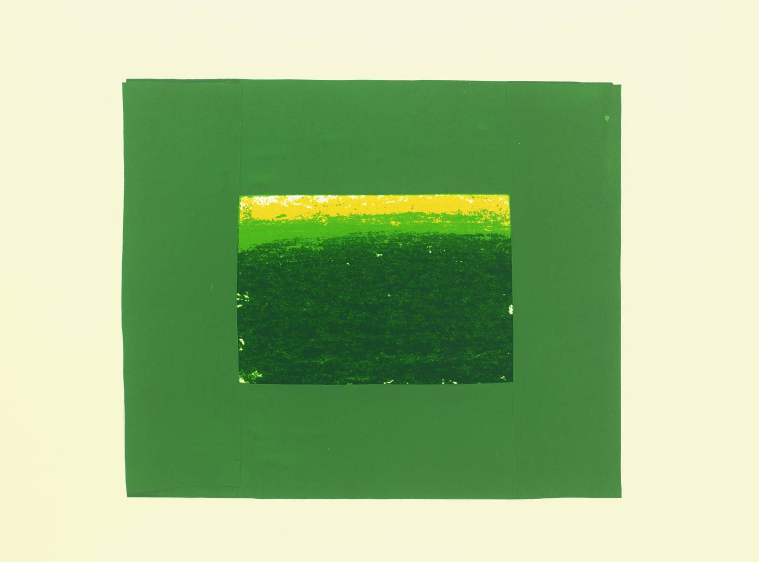   Howard Hodgkin, b. 1932,&nbsp; Indian View K ,&nbsp;screenprint&nbsp;on paper, 1971  