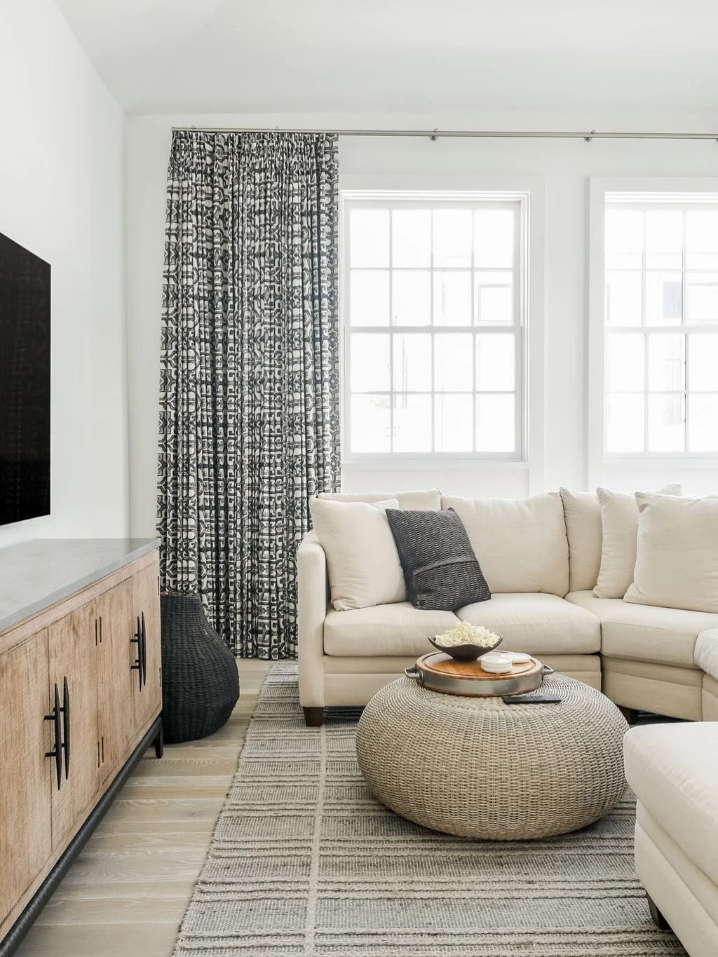 If you have the room and budget, it&rsquo;s always great to have a game room for kiddos. Top priority in my book is performance fabric on everything, and room-darkening window treatments are a nice plus too!