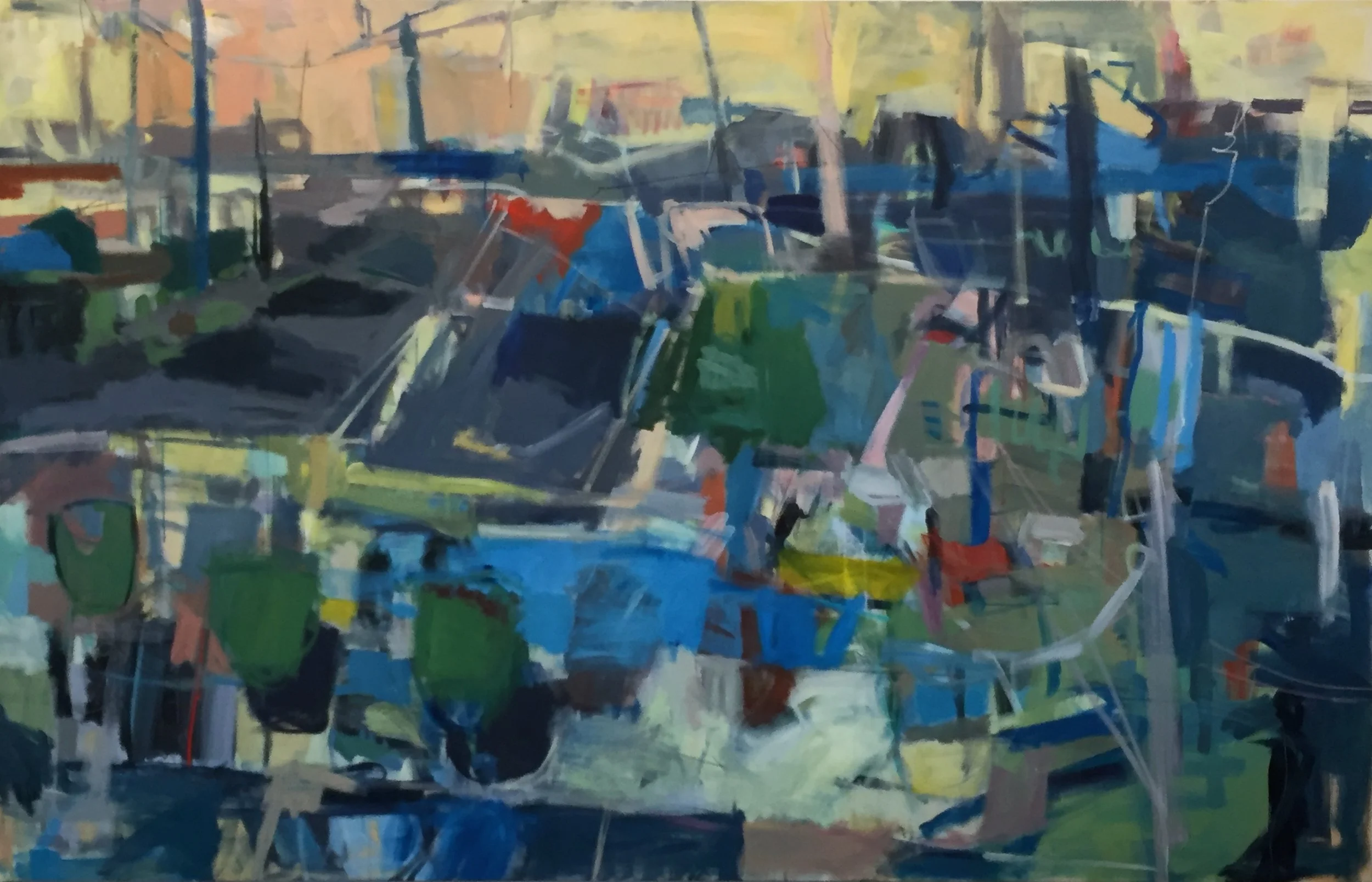 Intersection Acrylic on canvas 0"x94"