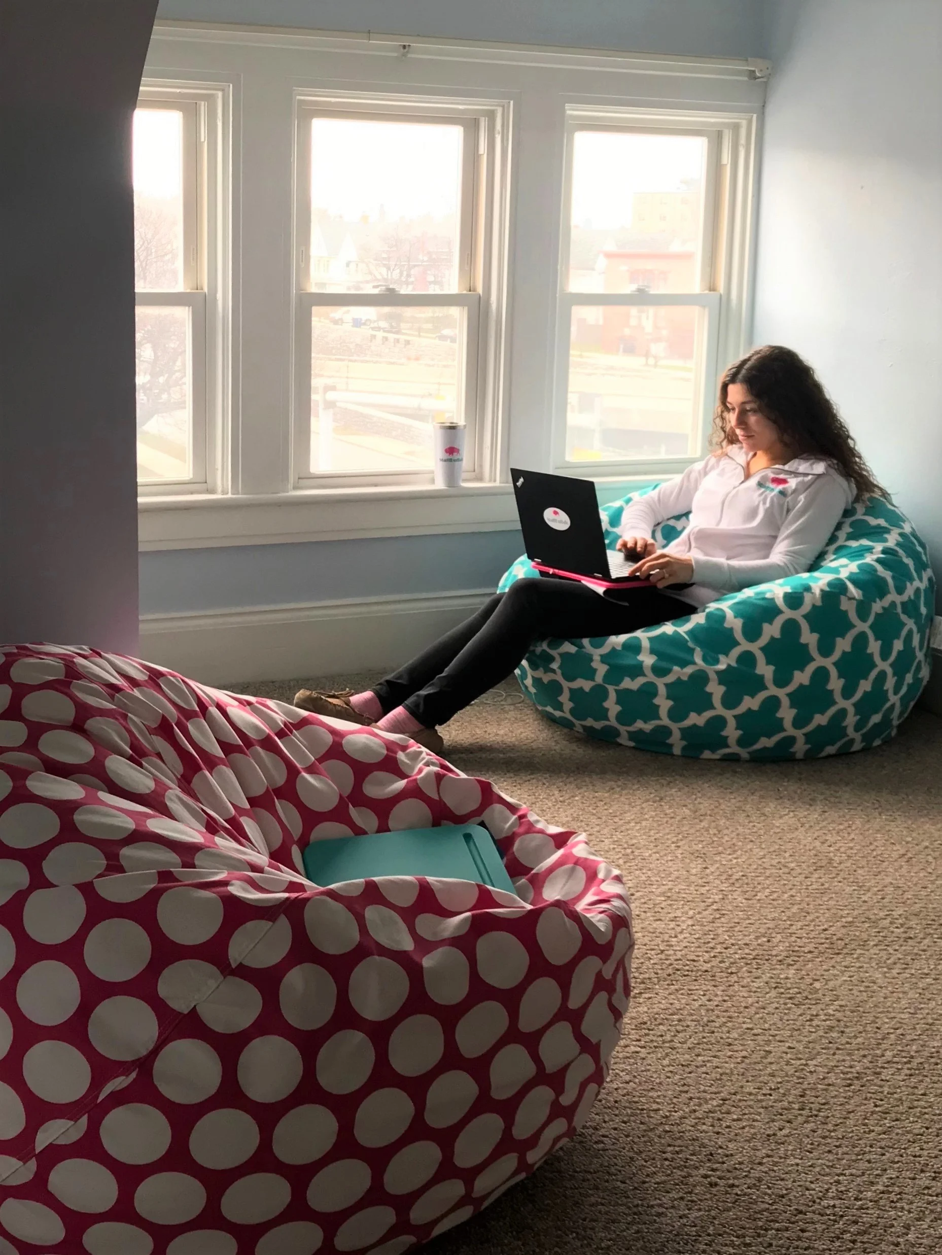 StaffBuffalo Recruiting Assistant Clare works from our third floor!
