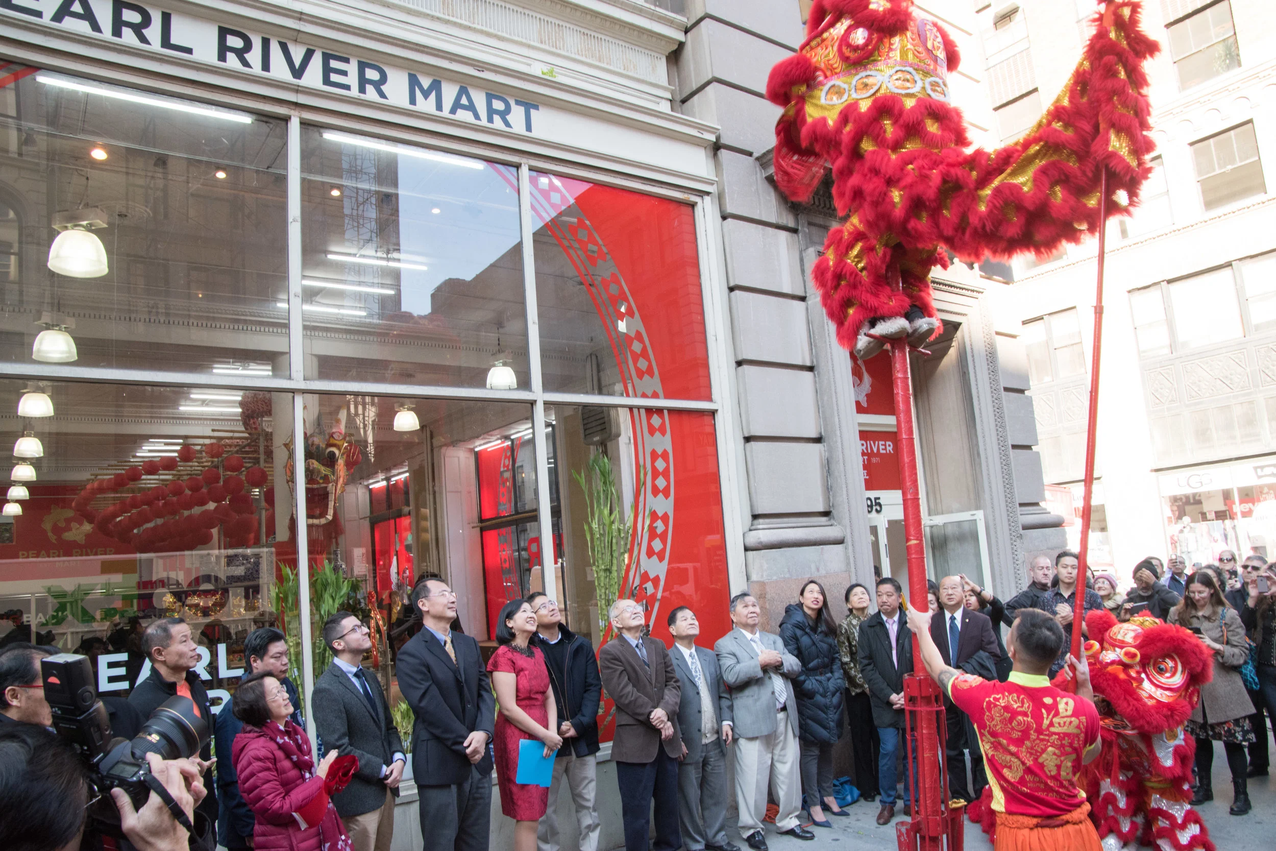 TRA studio architecture, Pearl River Mart, Pop Up, Ribbon Cutting