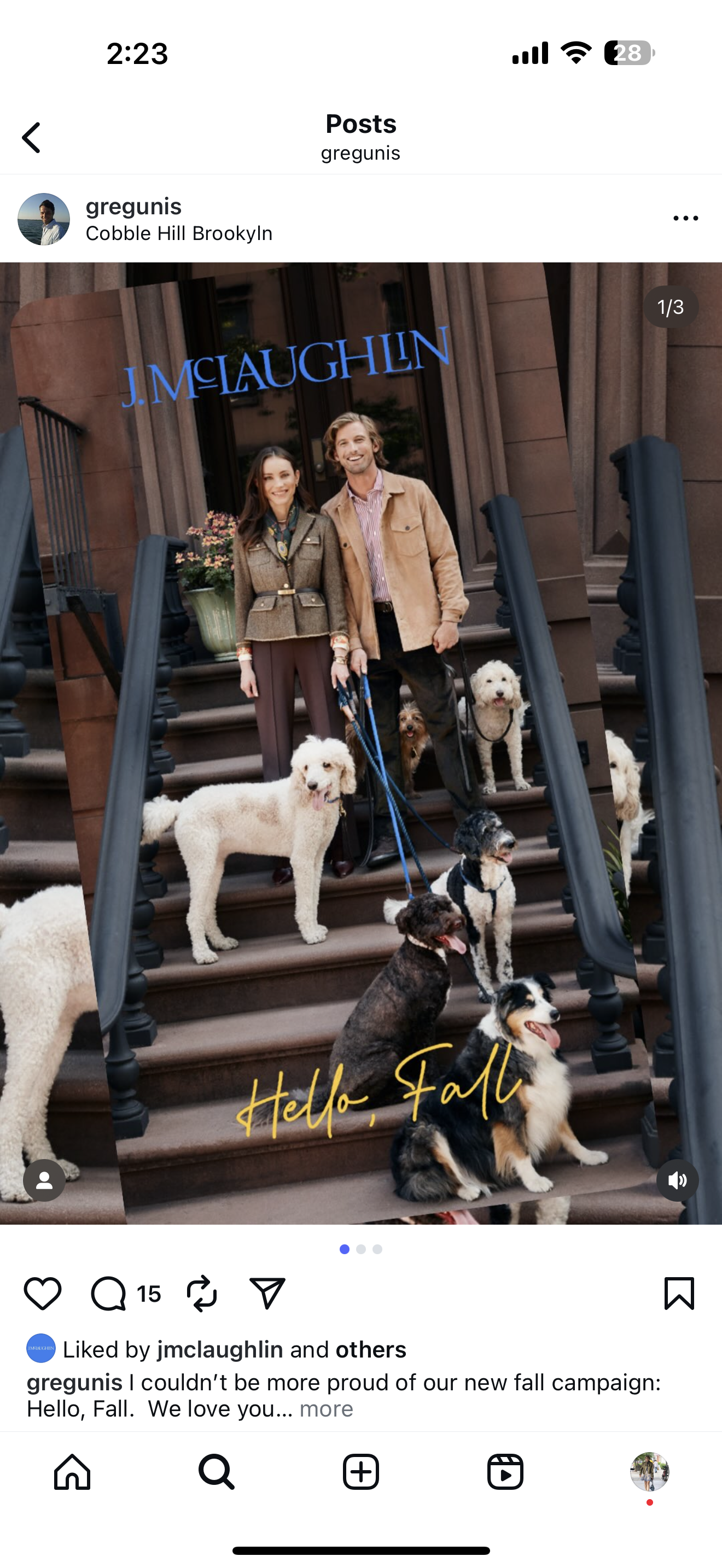 The Cobble Hill brownstone interiors are he backdrop of the 2025 J. McLaughlin fall campaign 