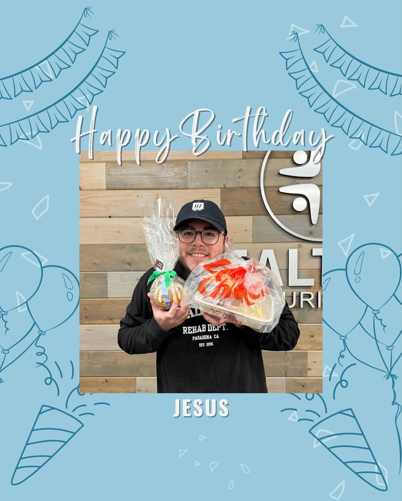 Happy Birthday to our amazing, multi-talented Ops Manager, Jesus! 🥳🎉
Thank you for keeping our HealthFit team strong, organized, and always laughing!🫶 Your energy keeps the office (and everything in it) running smoothly!🙌
We wish you a year full