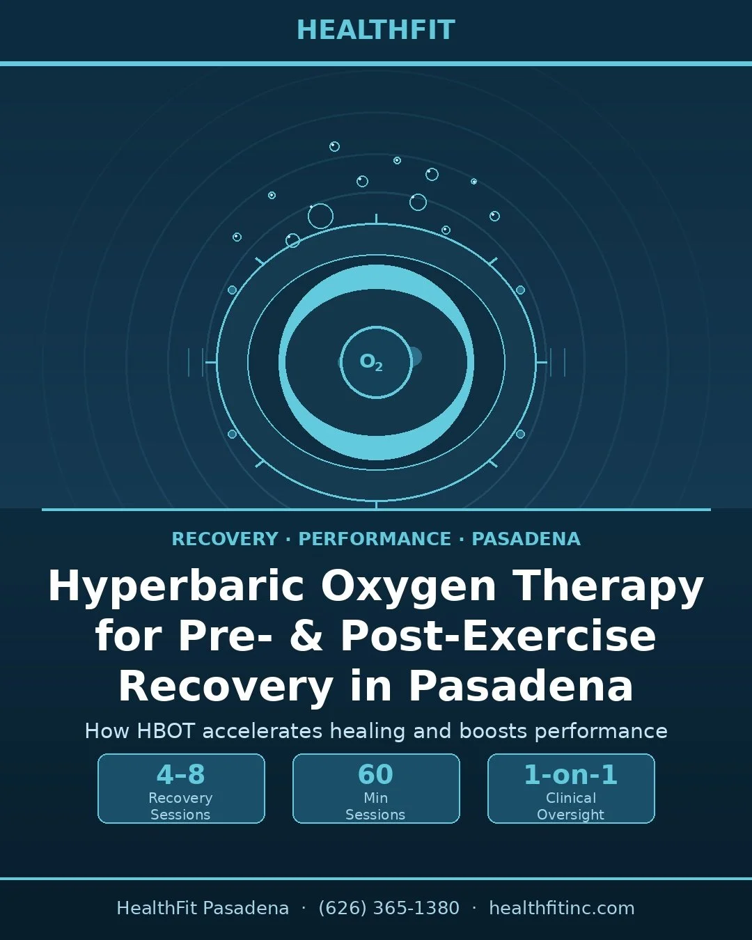 Hyperbaric Oxygen Therapy for Pre- and Post-Exercise Recovery in Pasadena