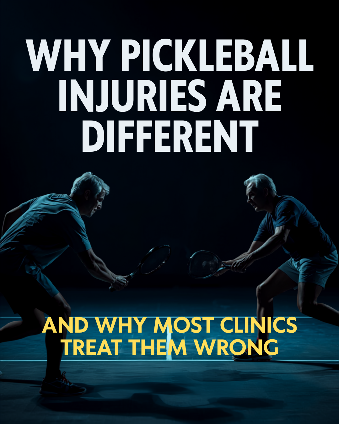 Why Pickleball Injuries Are Different — And Why Most Clinics Treat Them Wrong