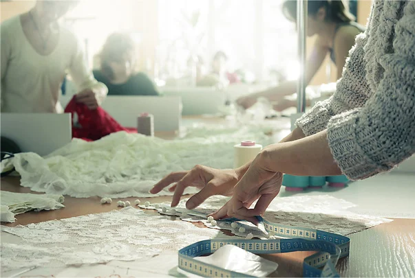 Every Olvi's dress is totally made by hand