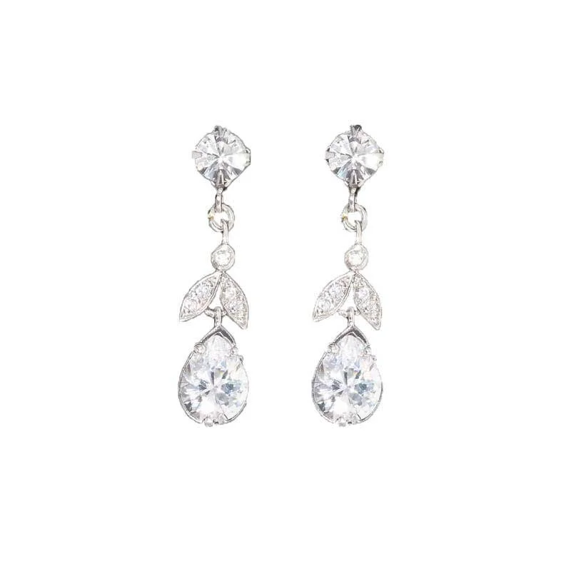 Silk Crystal Earrings